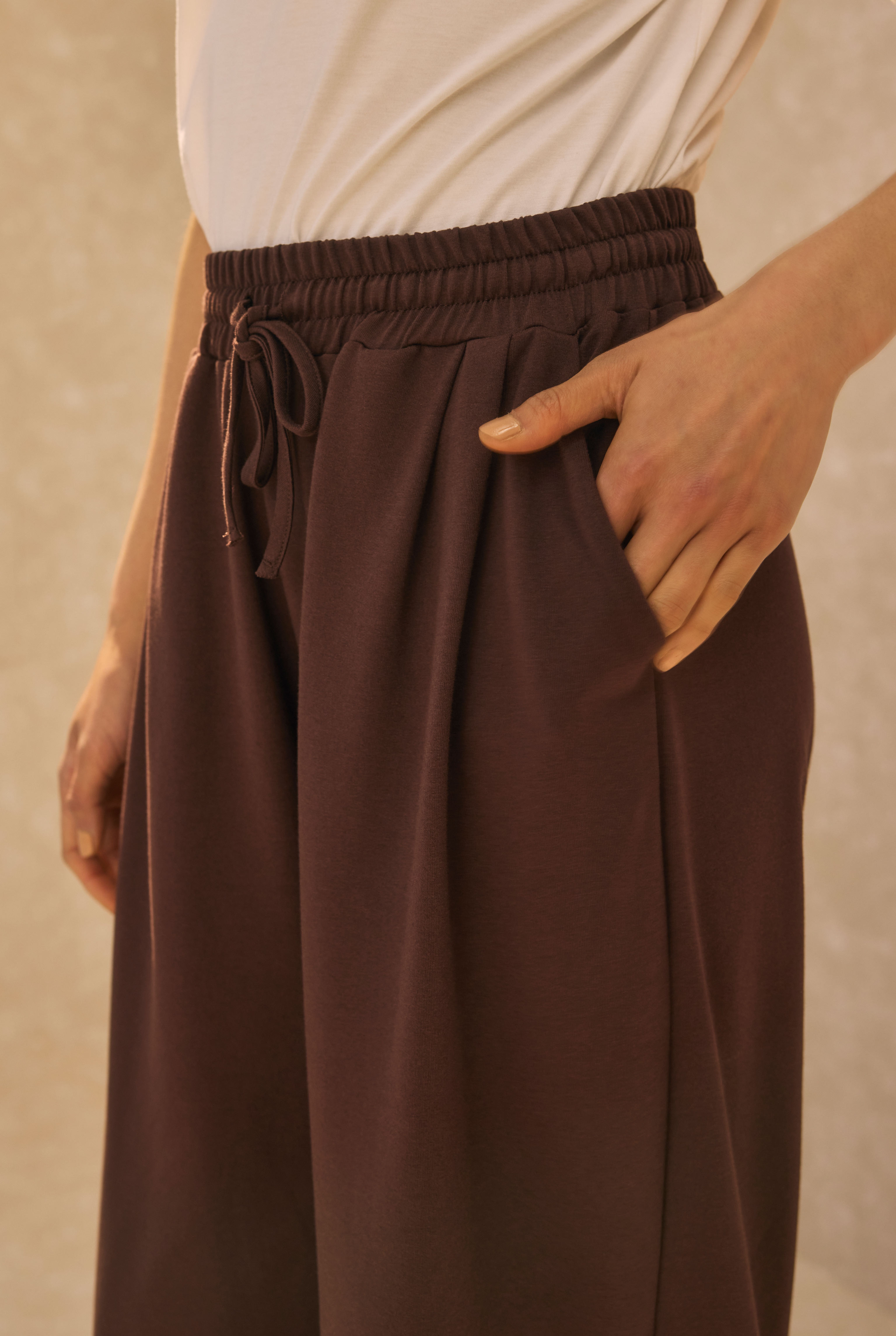 Wide Leg Sweatpants Bitter - 3