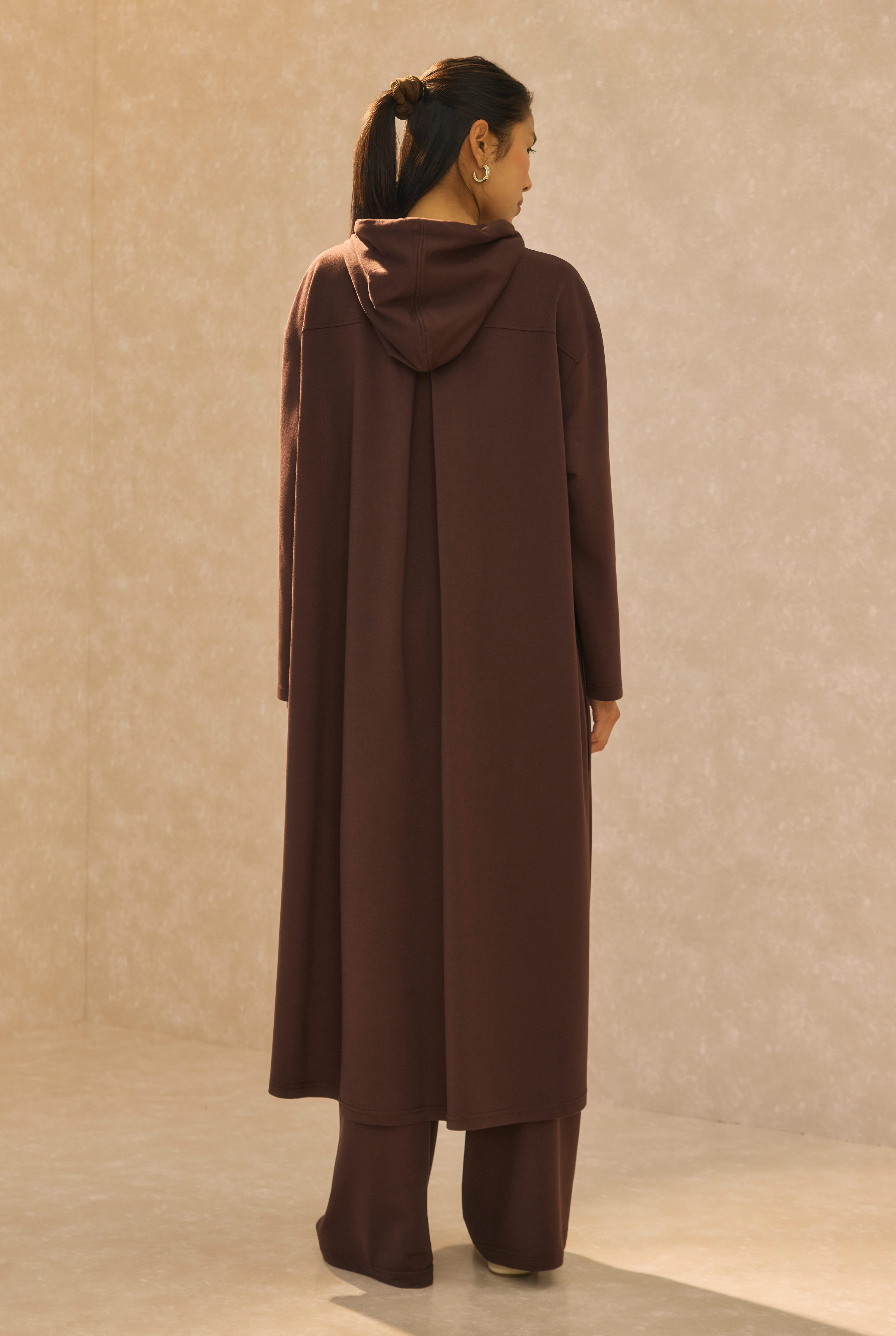 Long Hooded Sweatshirt Bitter - 3