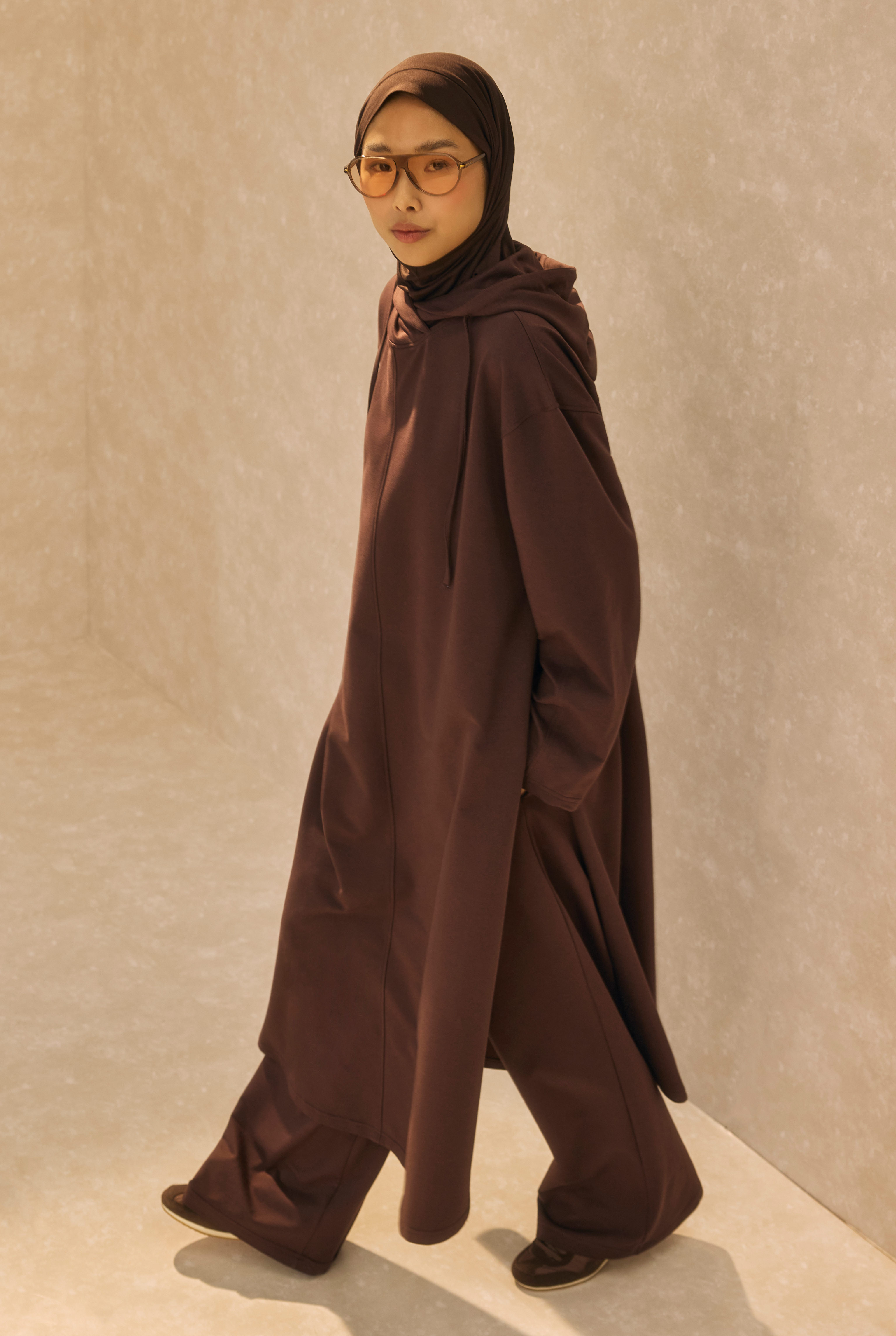 Long Hooded Sweatshirt Bitter - 5