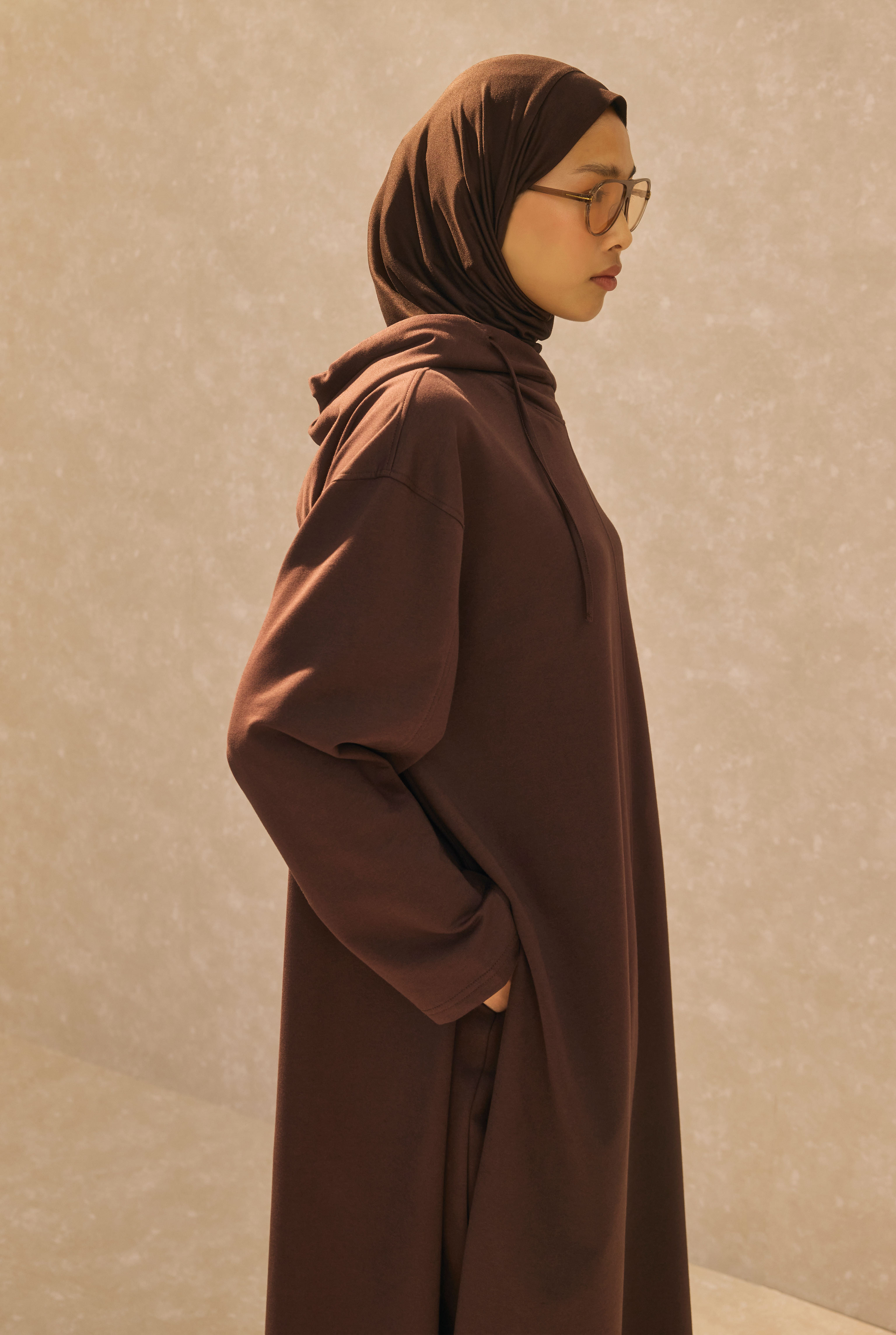 Long Hooded Sweatshirt Bitter - 6