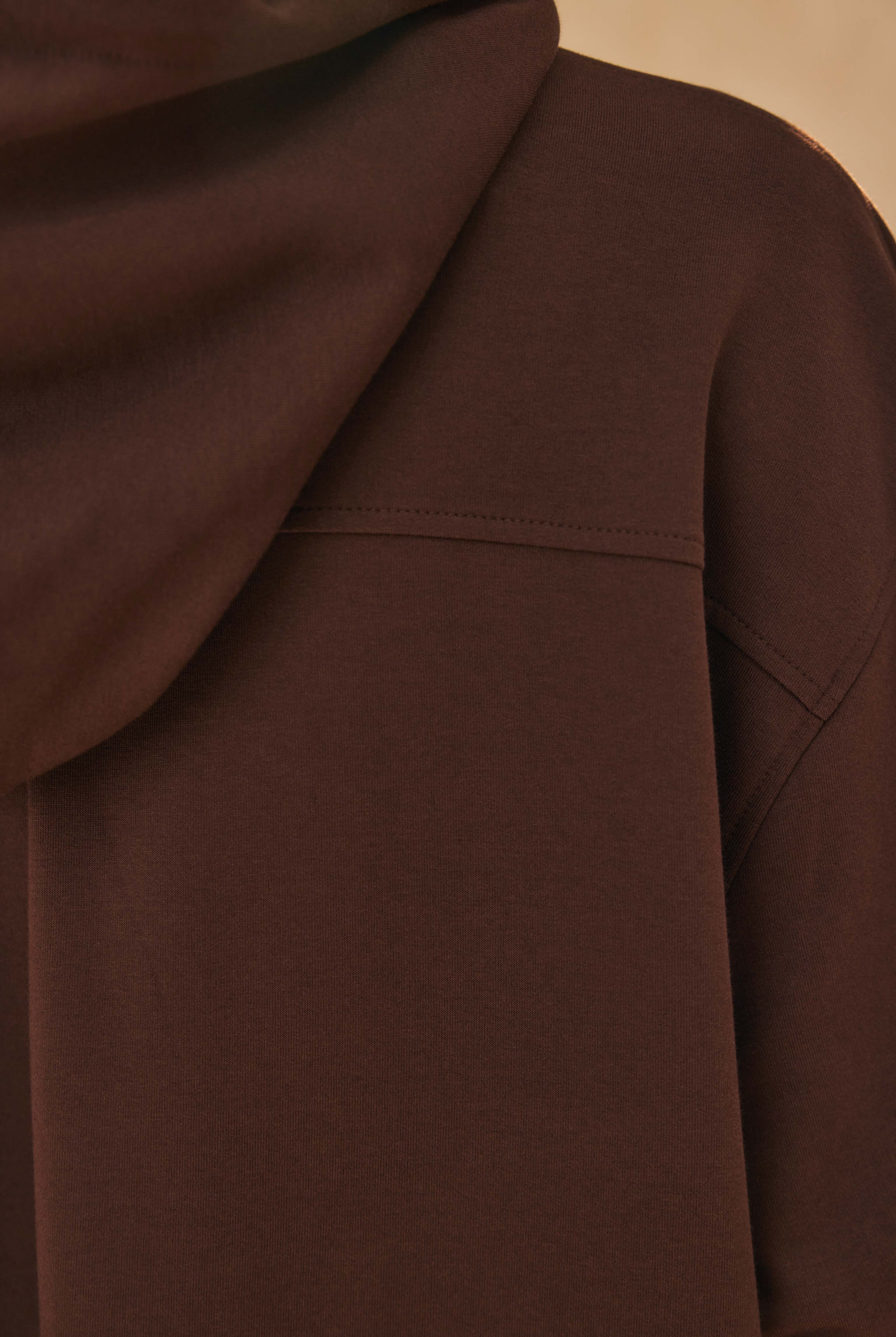 Long Hooded Sweatshirt Bitter - 4