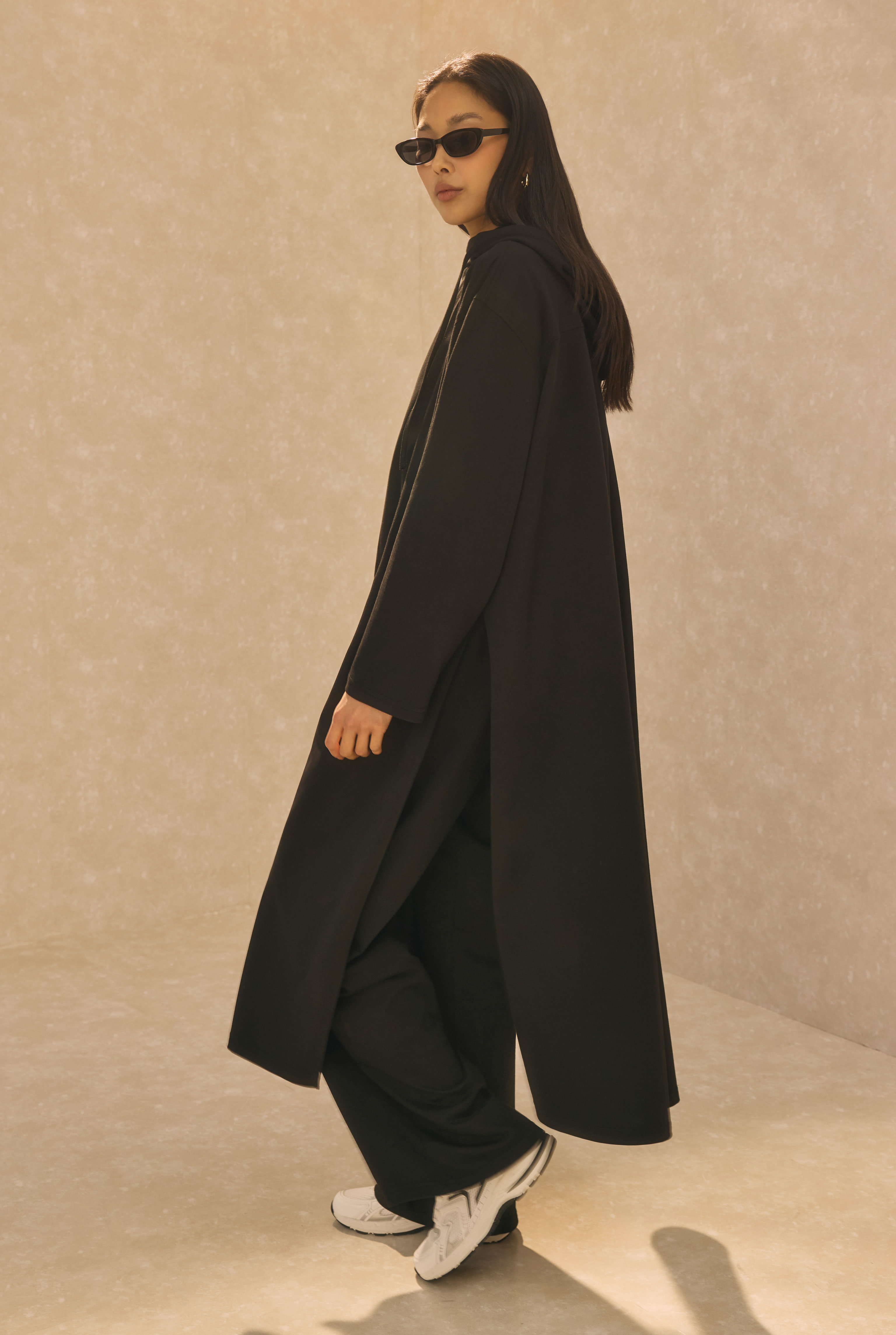 Wide Leg Sweatpants Black - 5