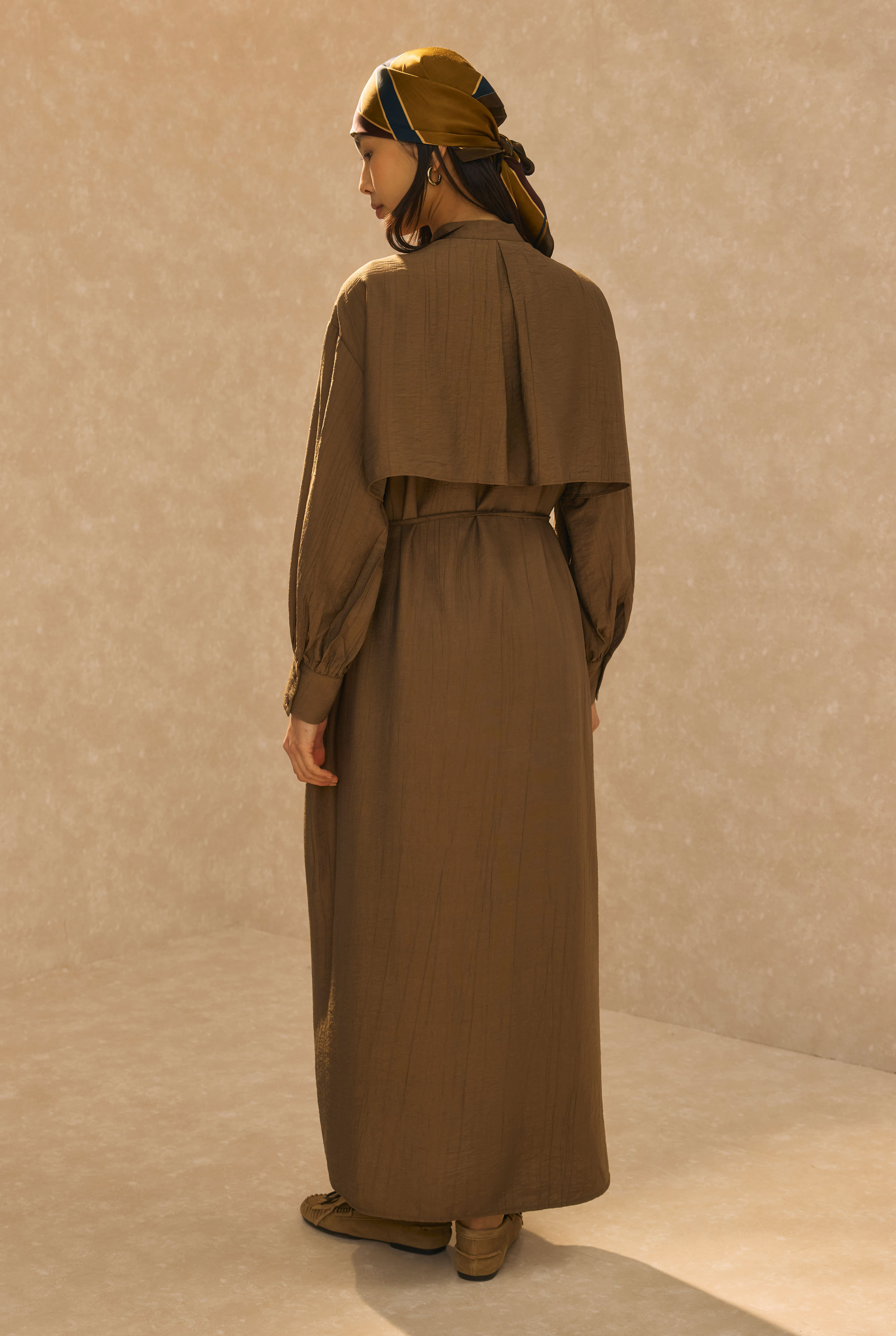 Dress With Apron Hazelnut - 4