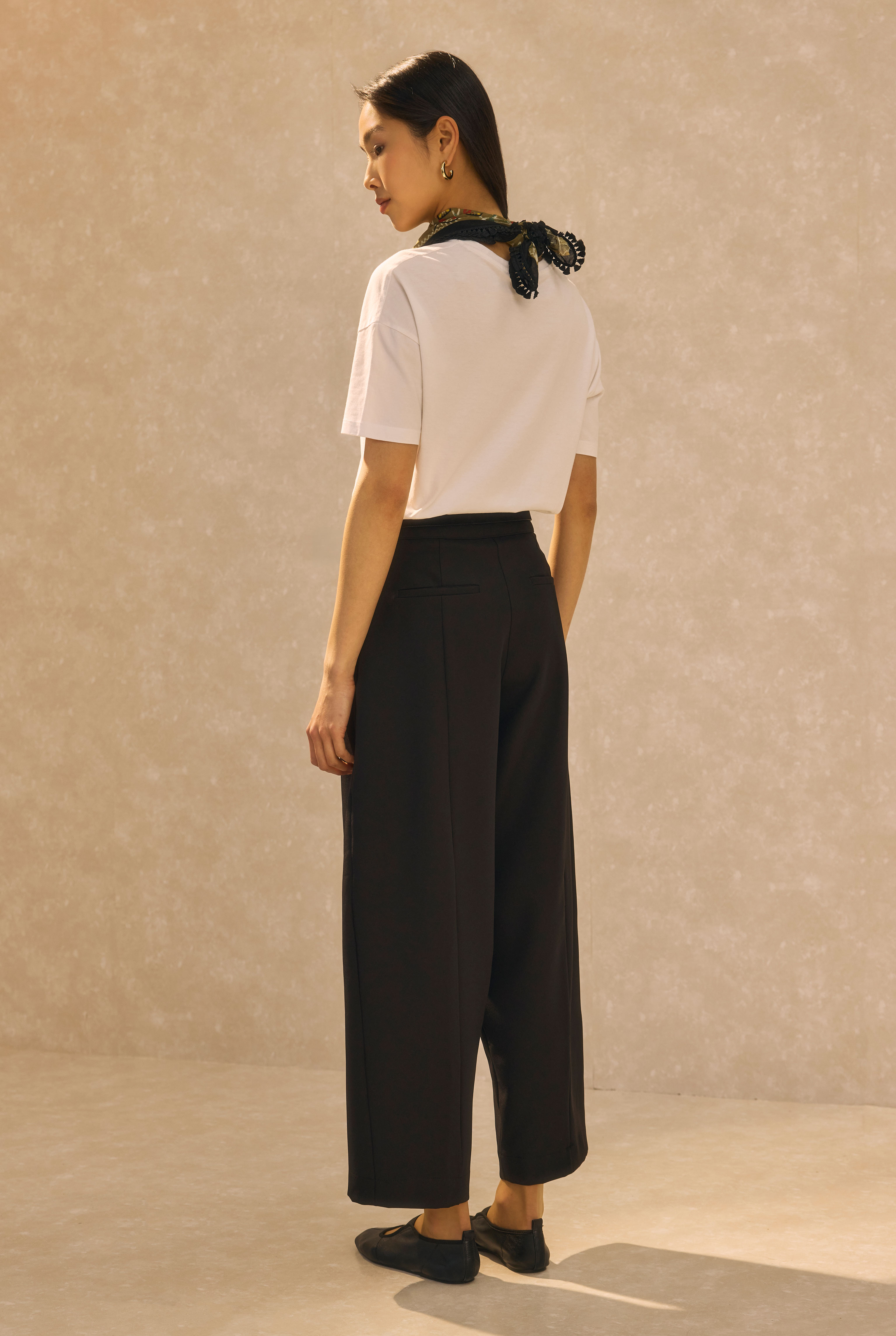 Barrel Trousers Black - 5