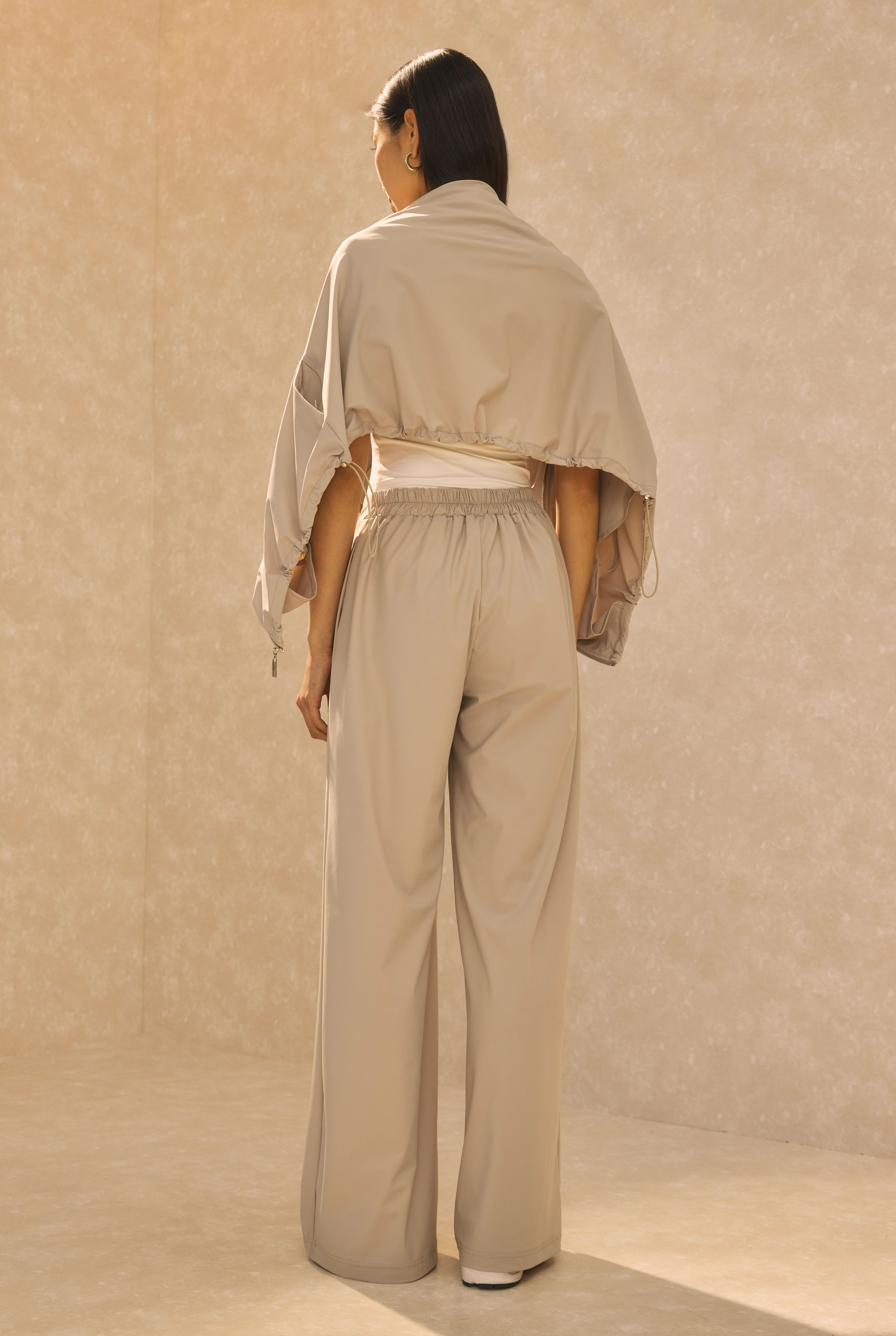 High Neck Tracksuit Stone - 6