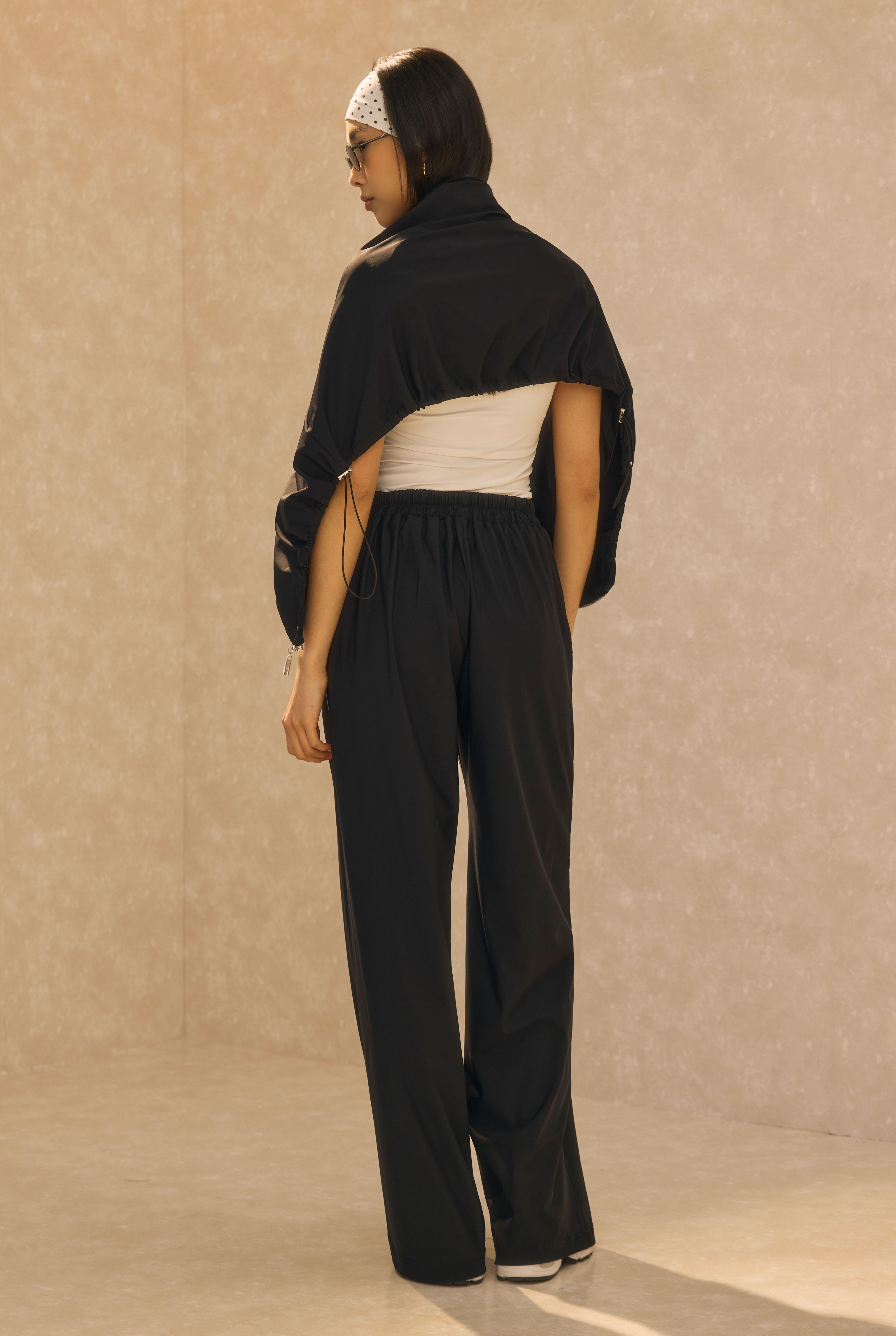High Neck Tracksuit Black - 4
