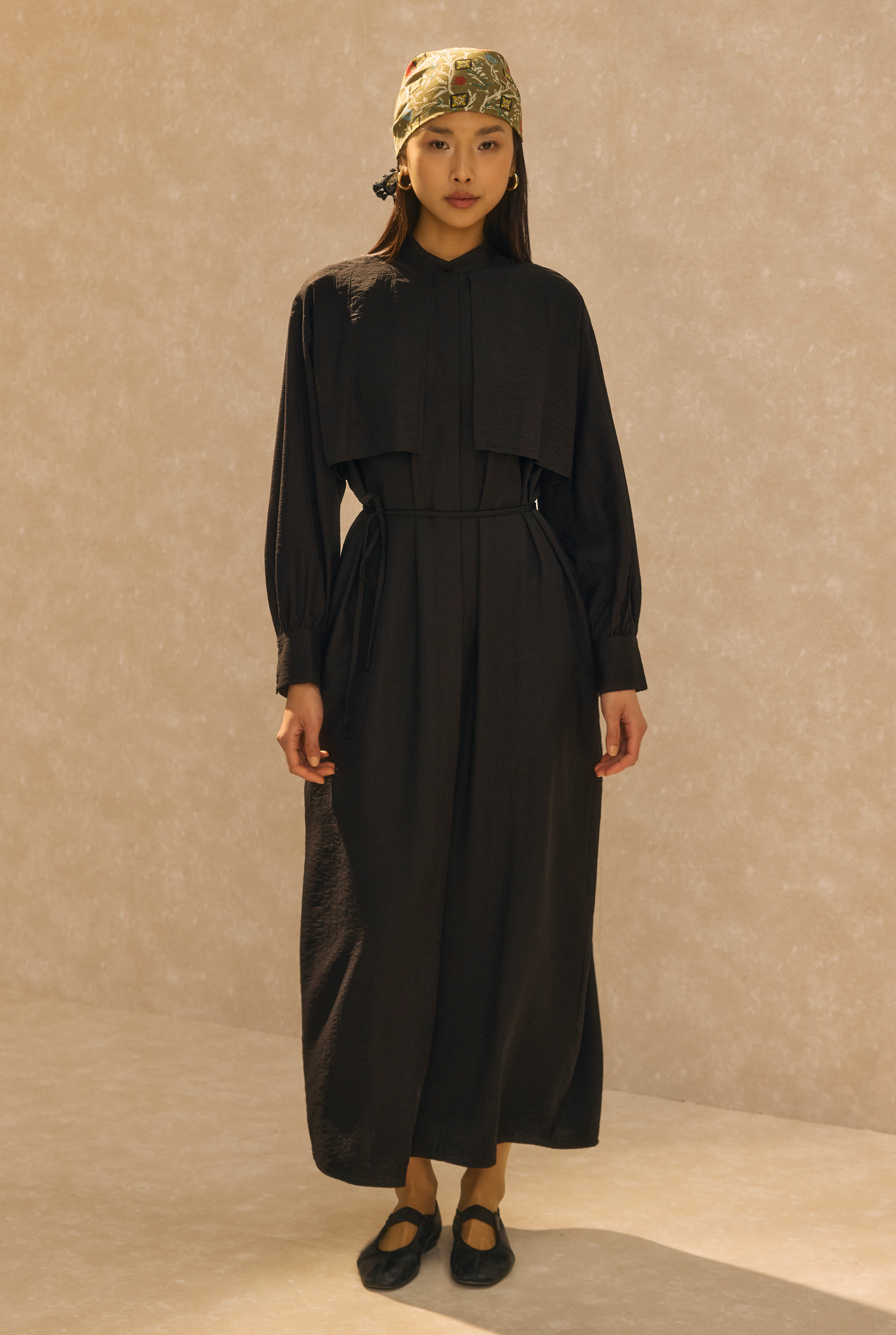 Dress With Apron Black - 2