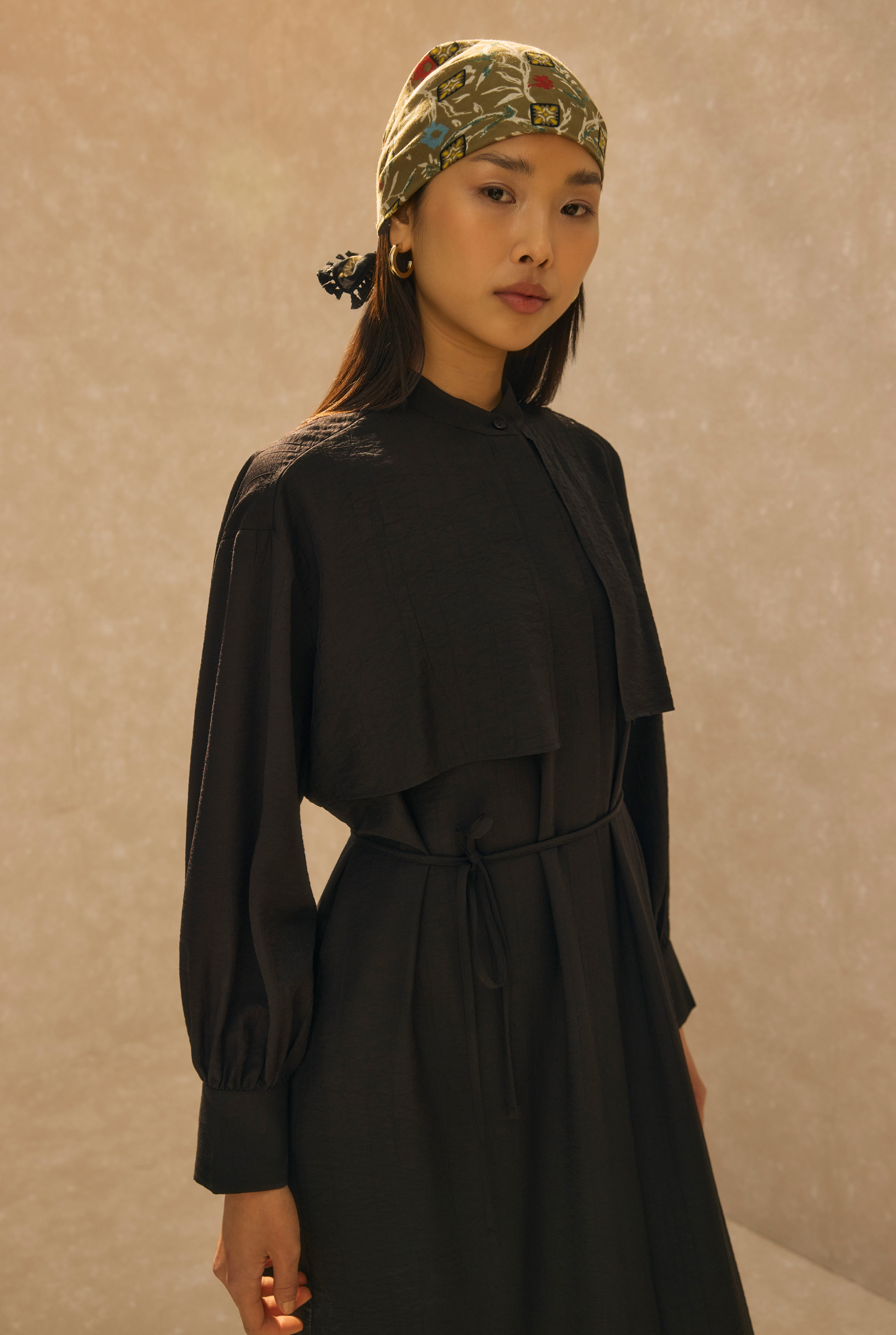 Dress With Apron Black - 4