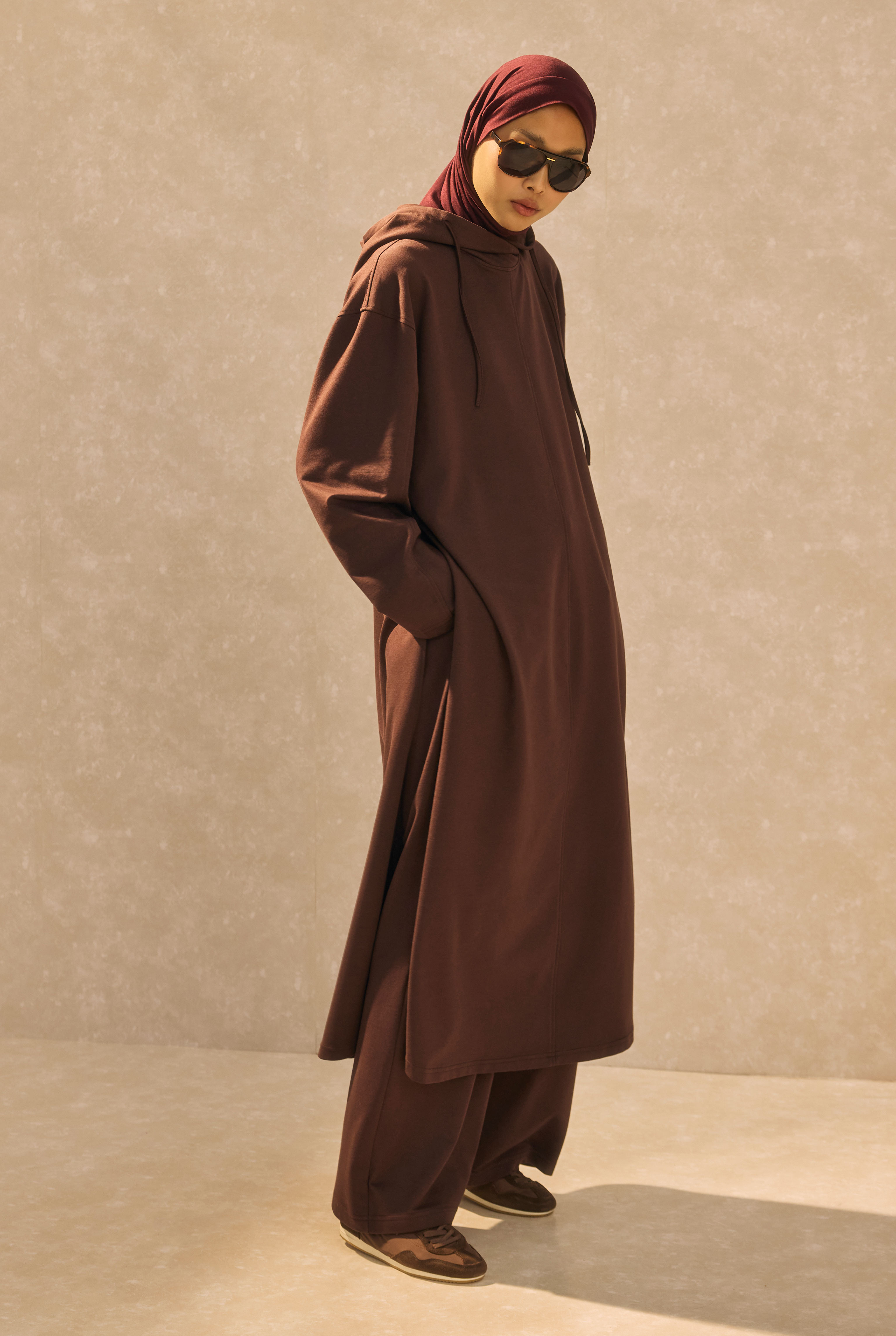 Basic Sports Hijab Bordeaux - 3