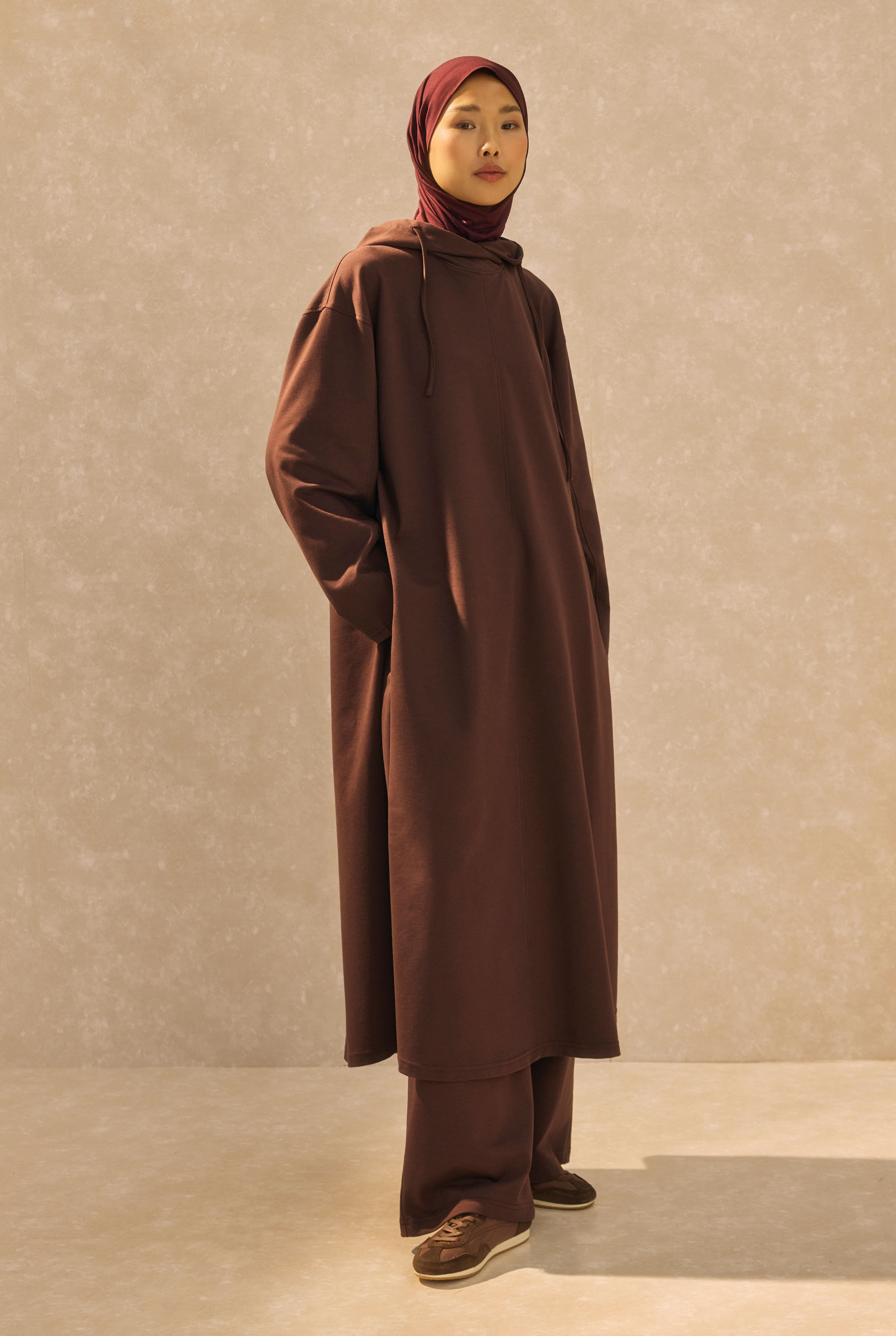 Basic Sports Hijab Bordeaux - 4