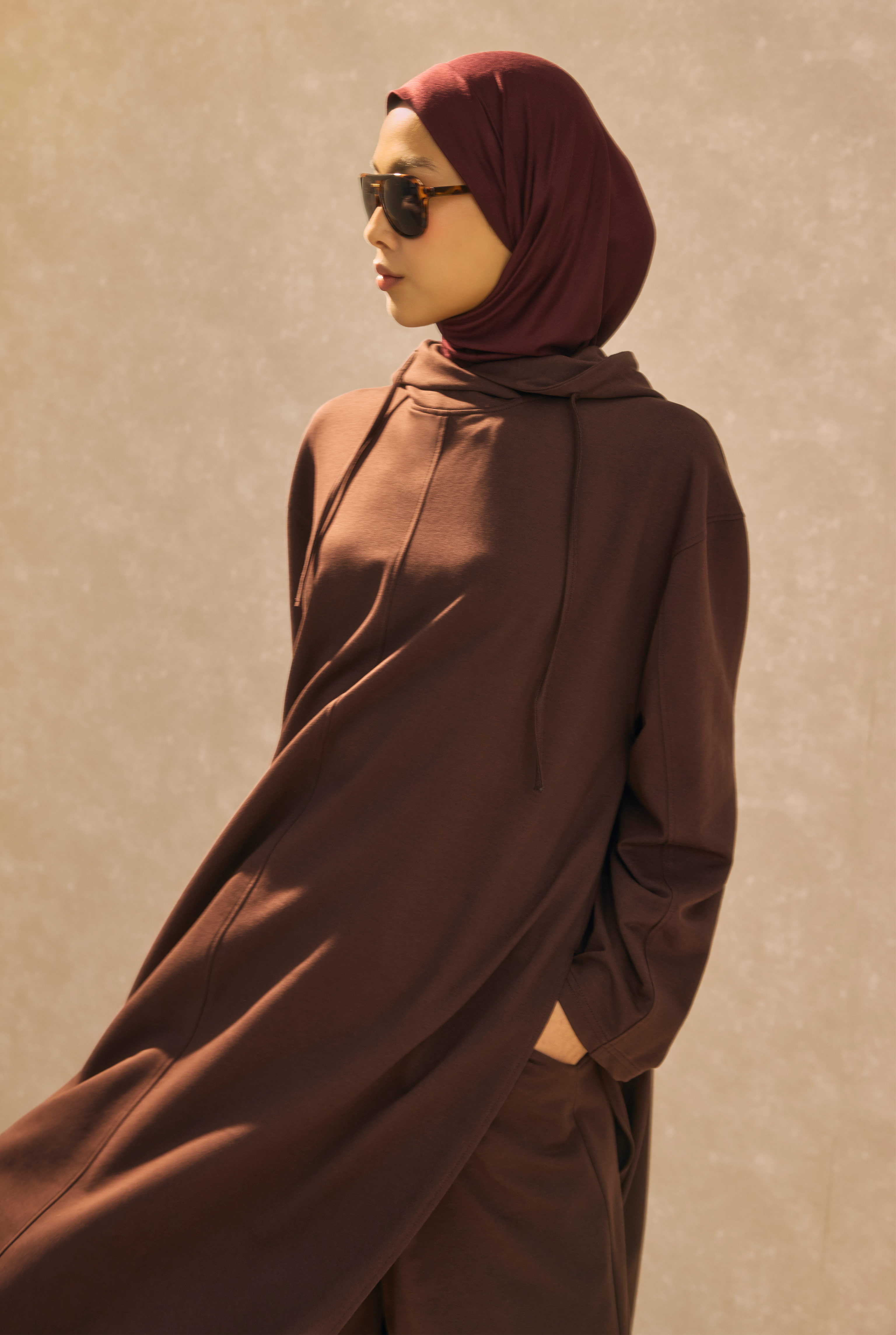 Basic Sports Hijab Bordeaux - 5