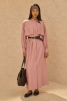 Dress With Apron Light Rose 