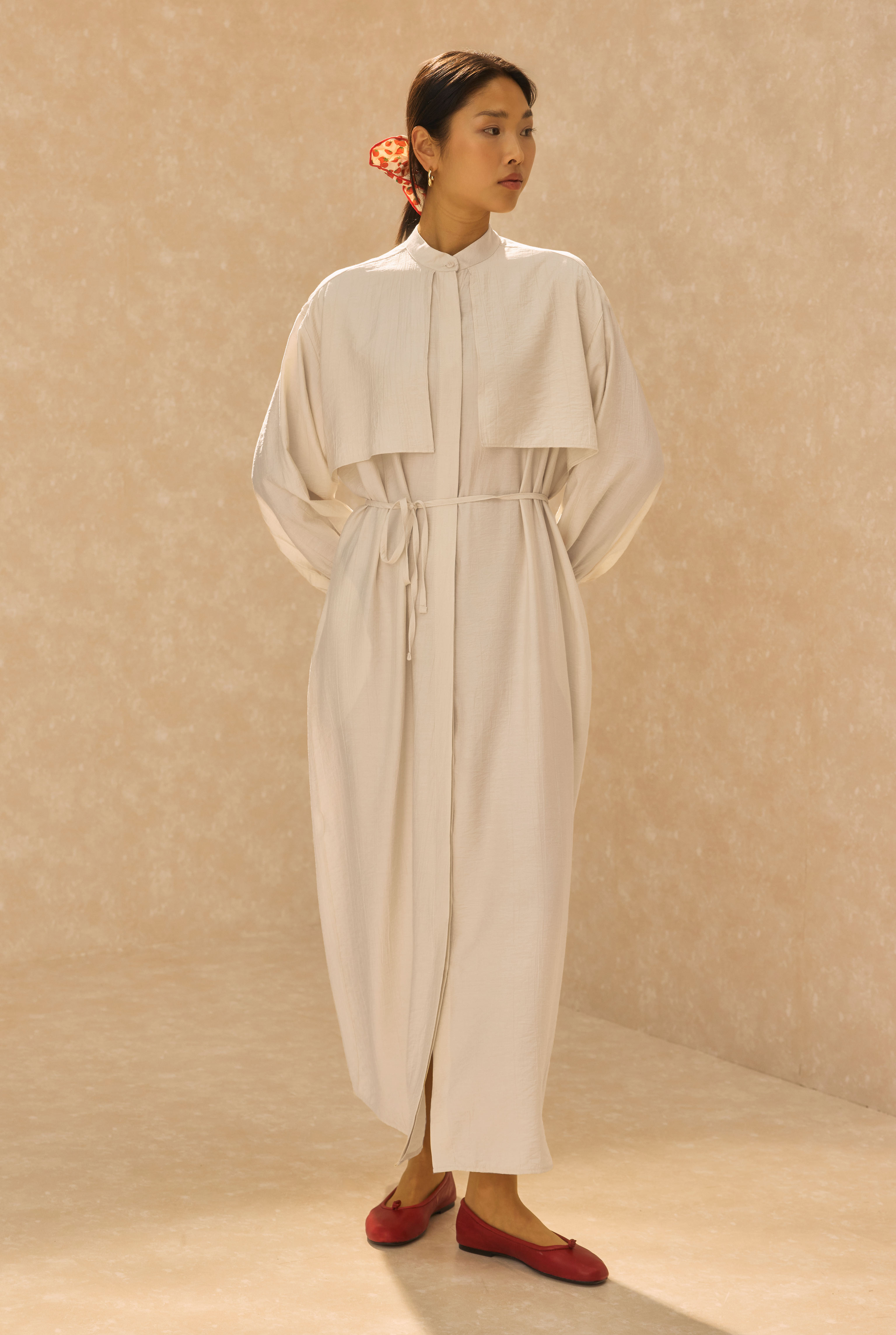 Dress With Apron Bone - 2