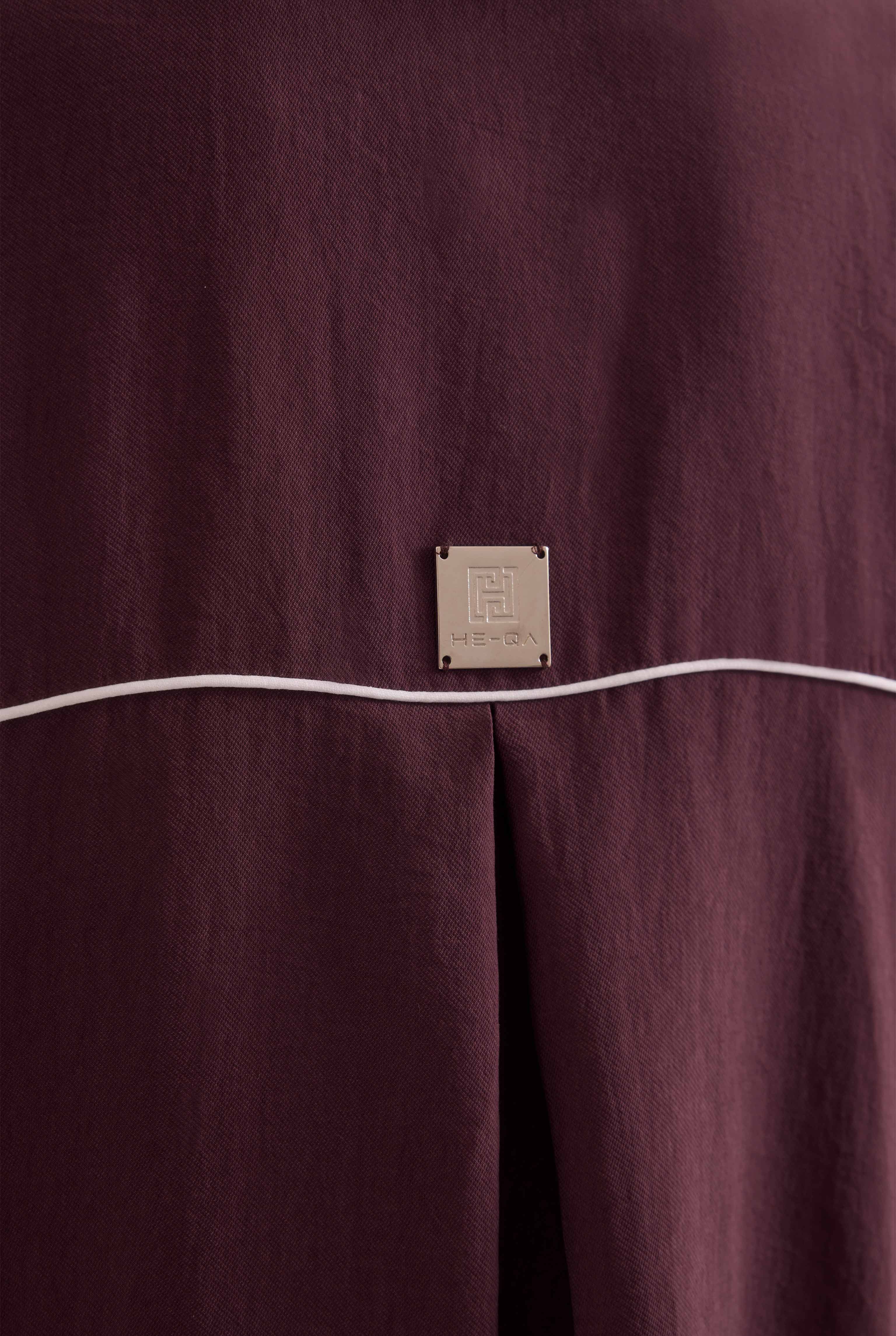Piping Detailed Abaya Damson - 6