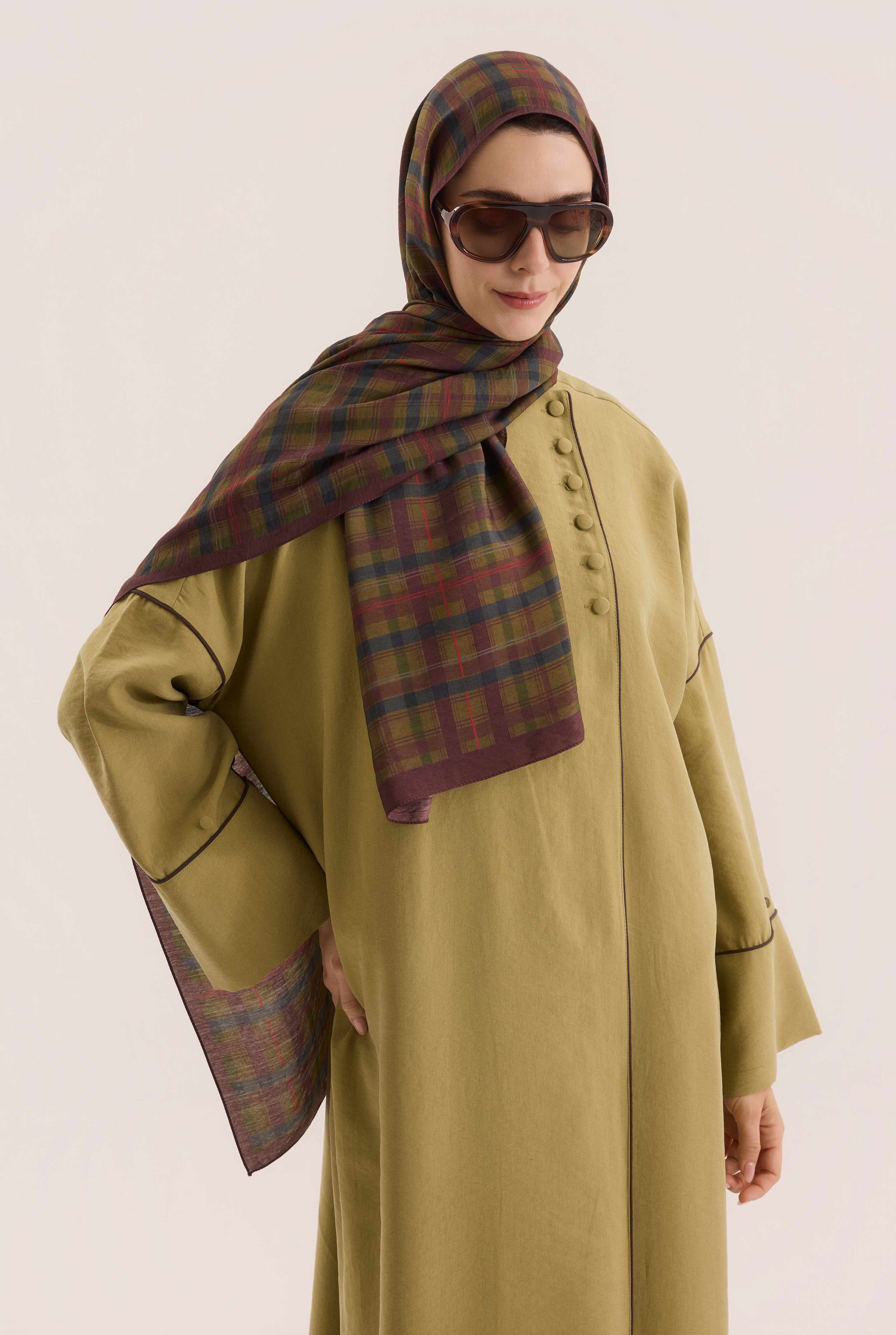 Pera Plaid Shawl Multicolored - 3
