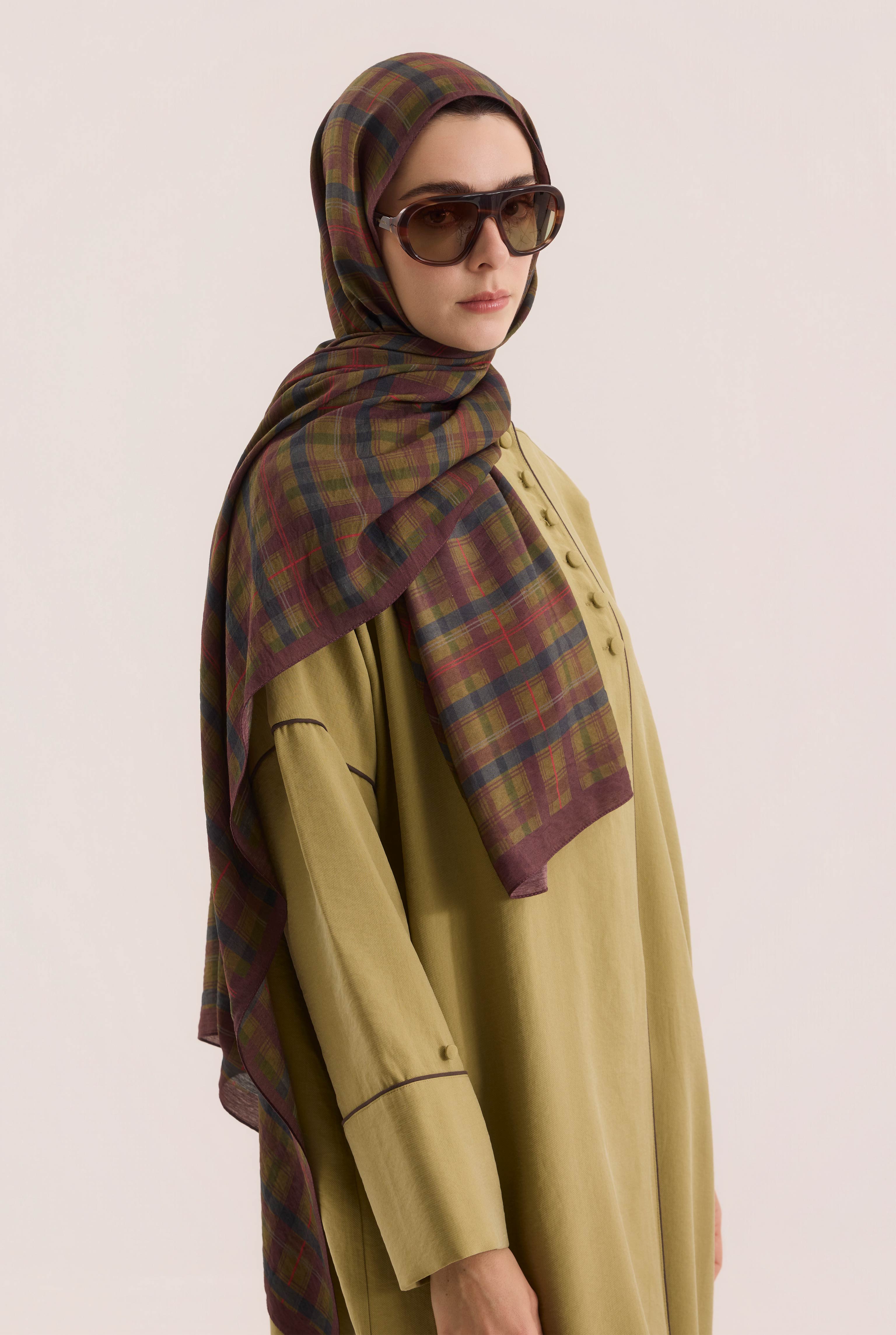 Pera Plaid Shawl Multicolored - 2