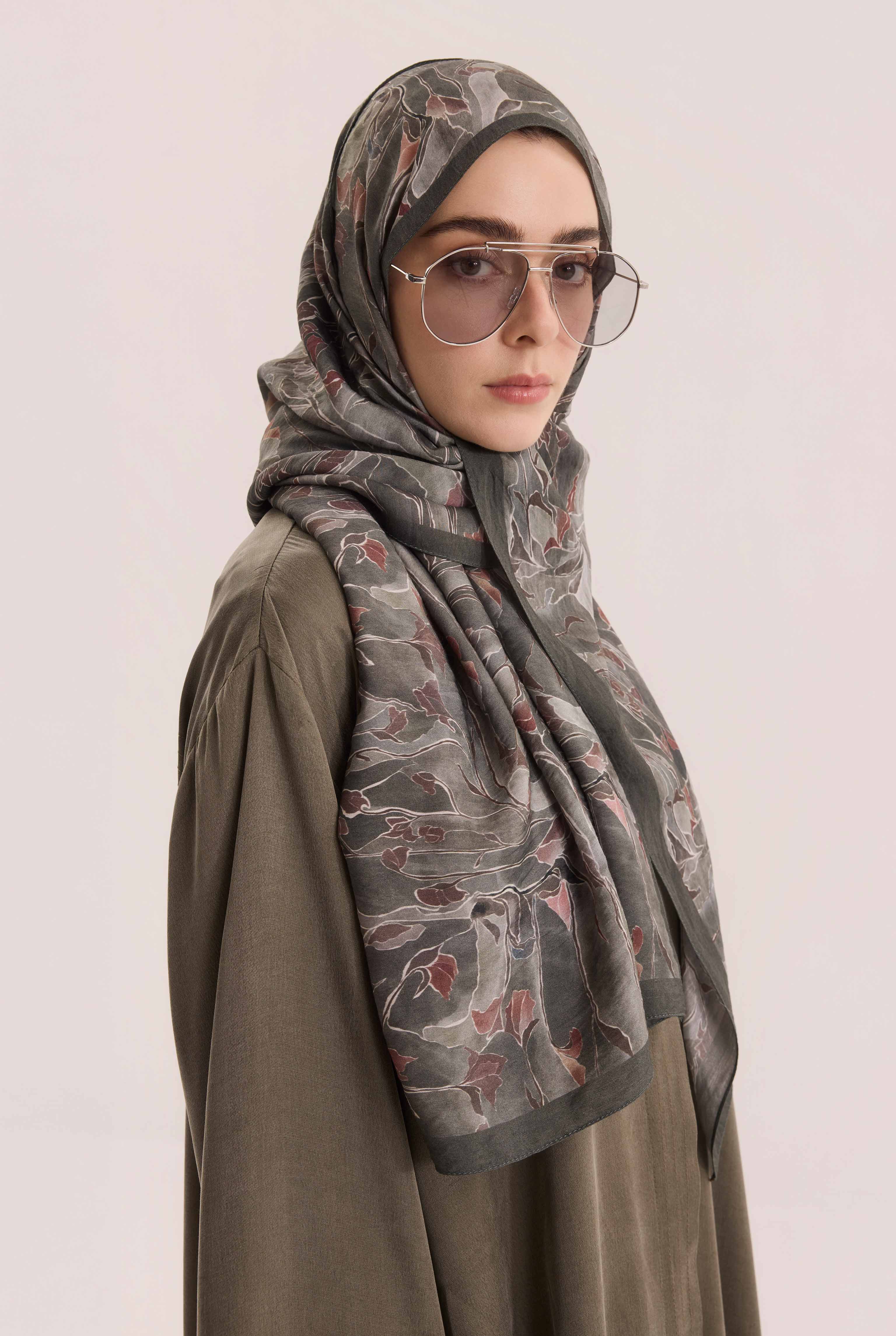 Frame Bloom Shawl Green - 3