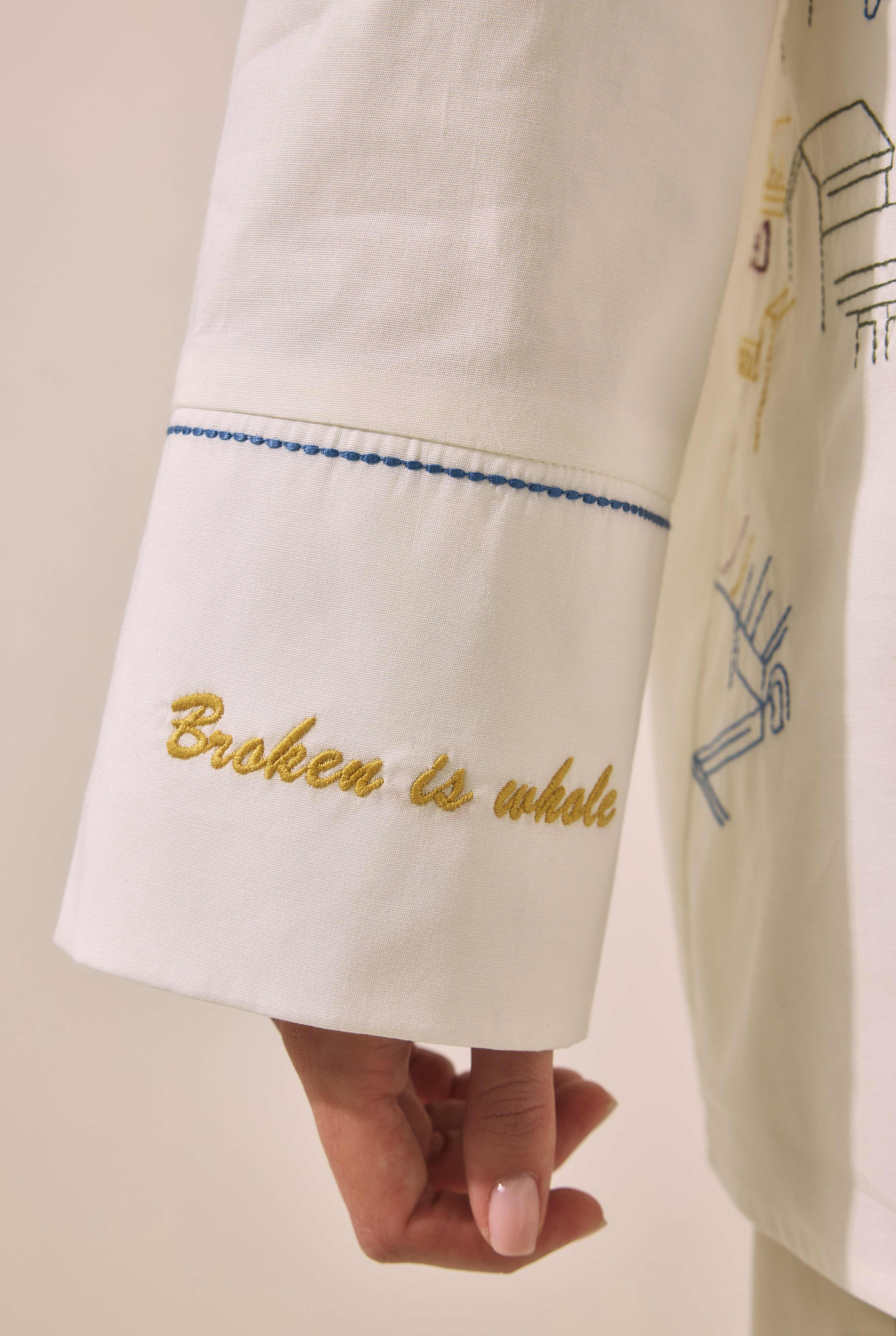 Casa Atelier Shirt Ecru - 6