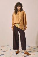 Flowy Muslin Shirt Salmon 