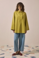 Double-Breasted Tunic Saffron Yellow 