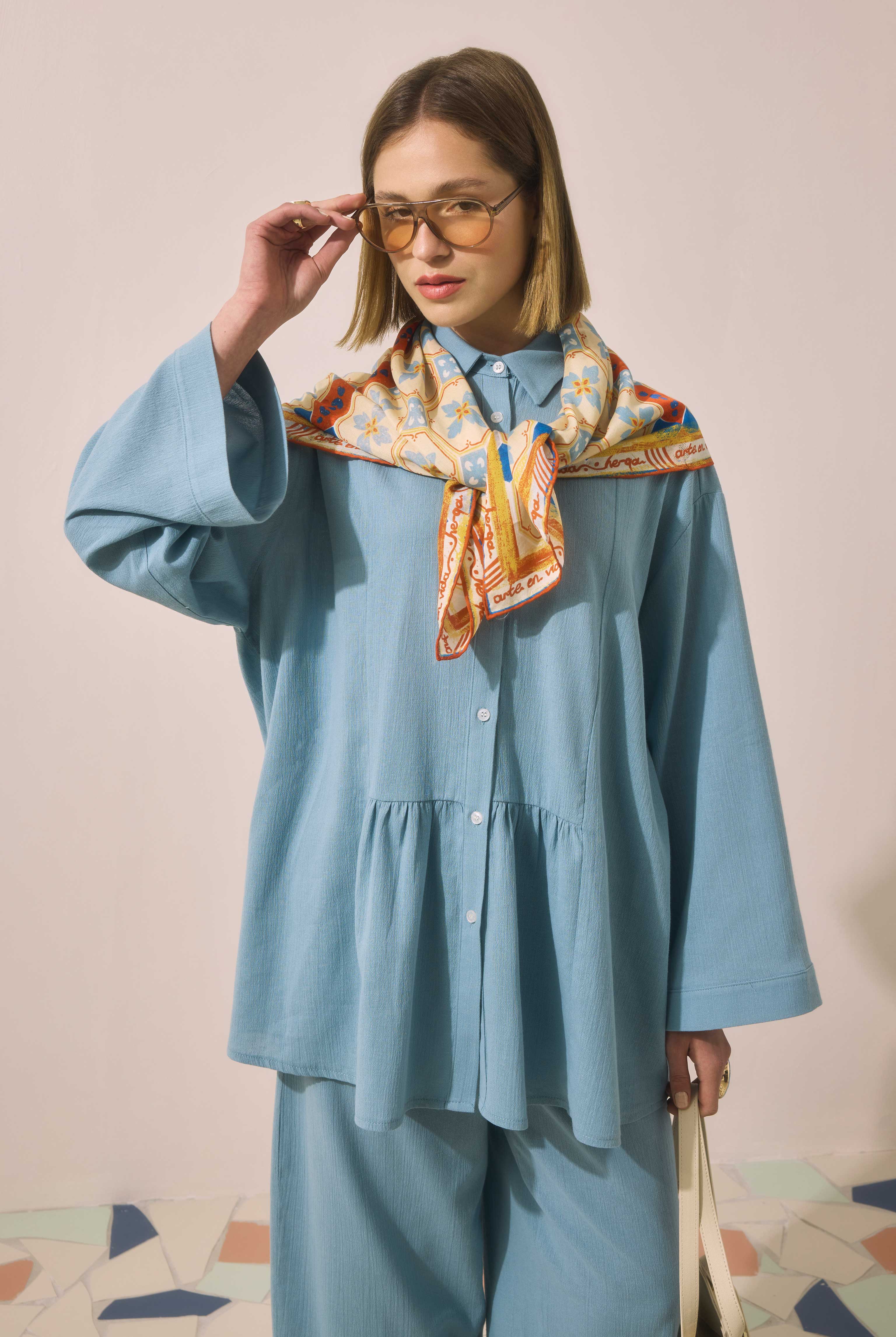 Buldan Set Pastel Blue - 2