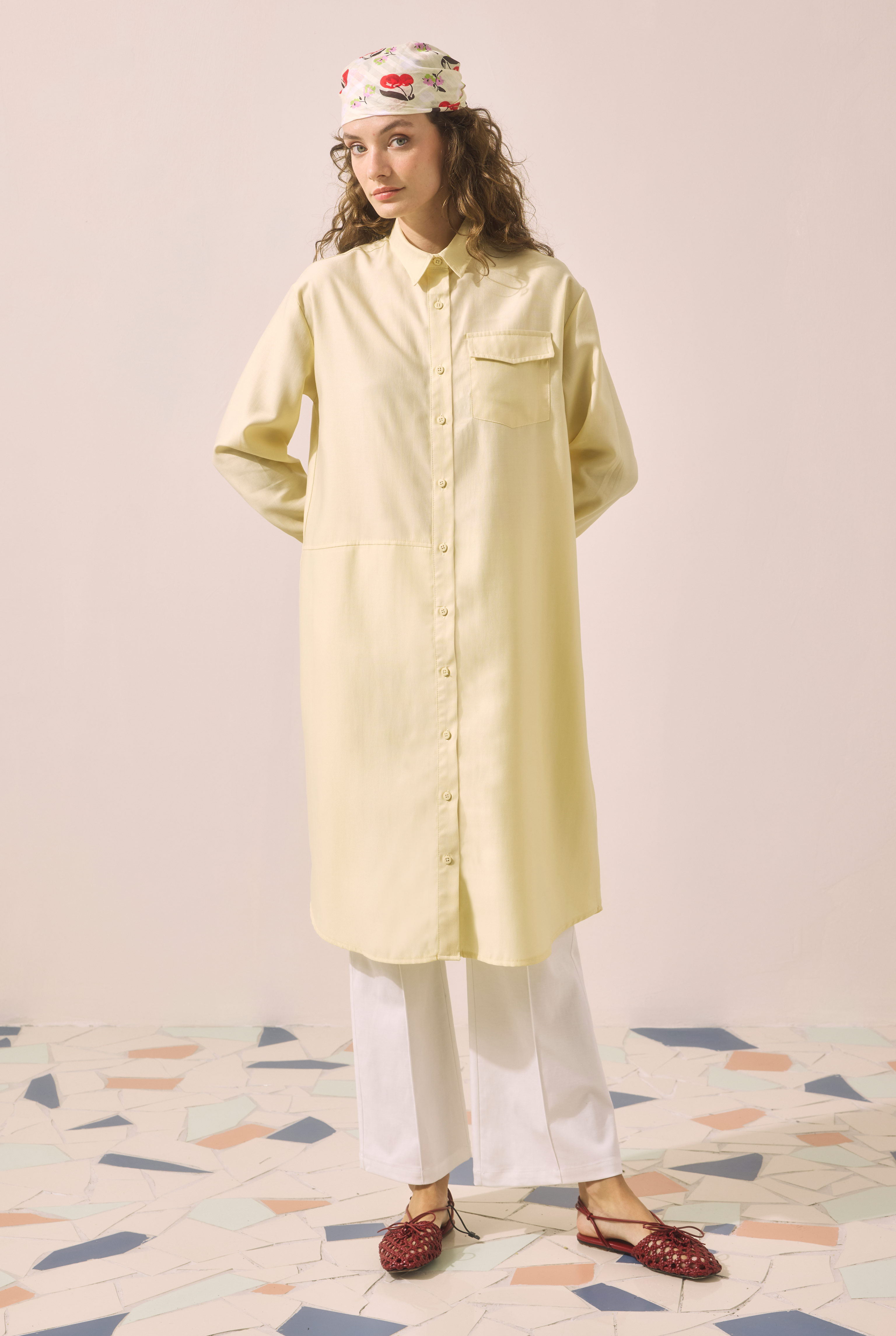 Partite Modal Shirt Yellow - HE-QA