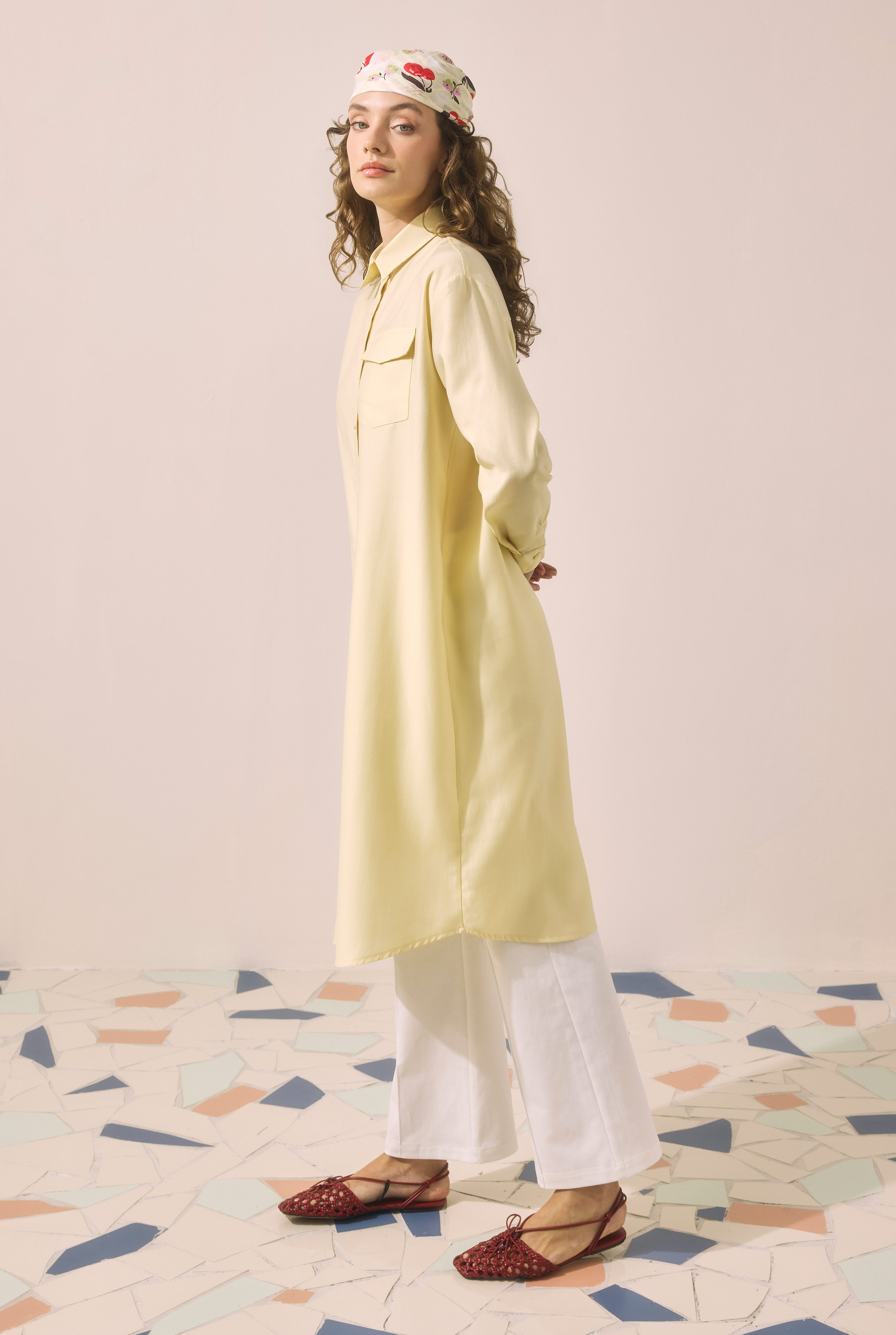 Partite Modal Shirt Yellow - 4