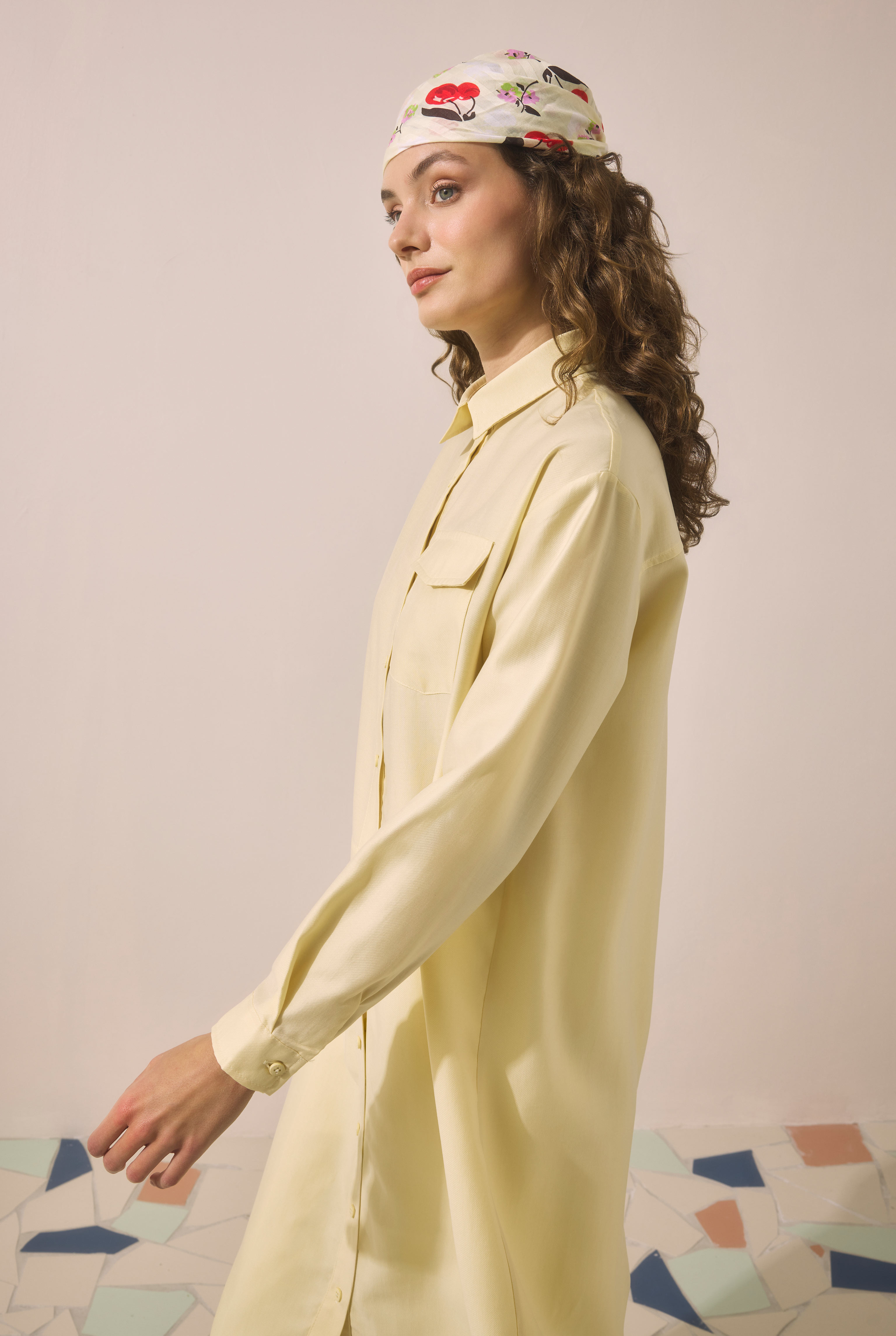 Partite Modal Shirt Yellow - 3