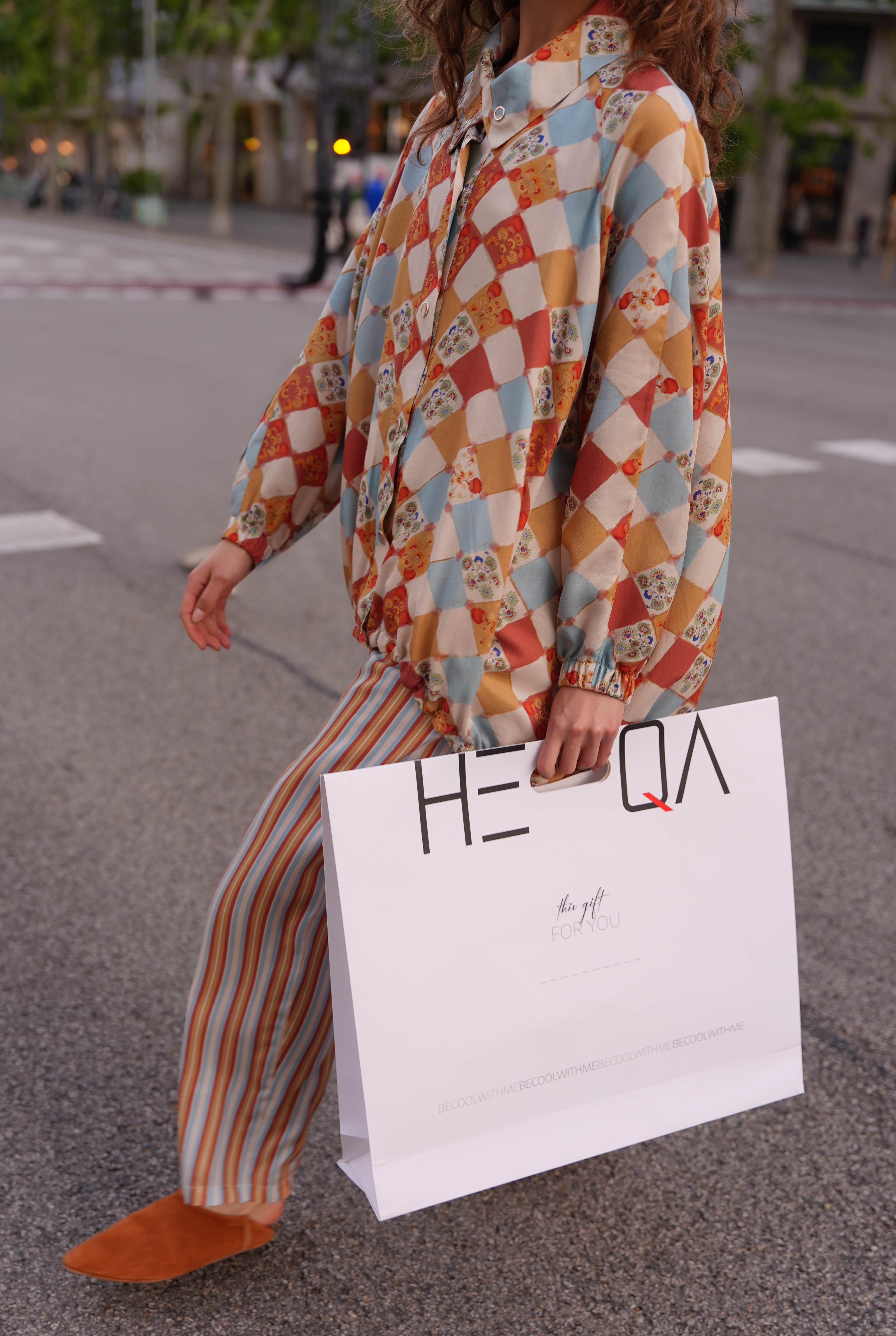Patterned Bomber Jacket - 2