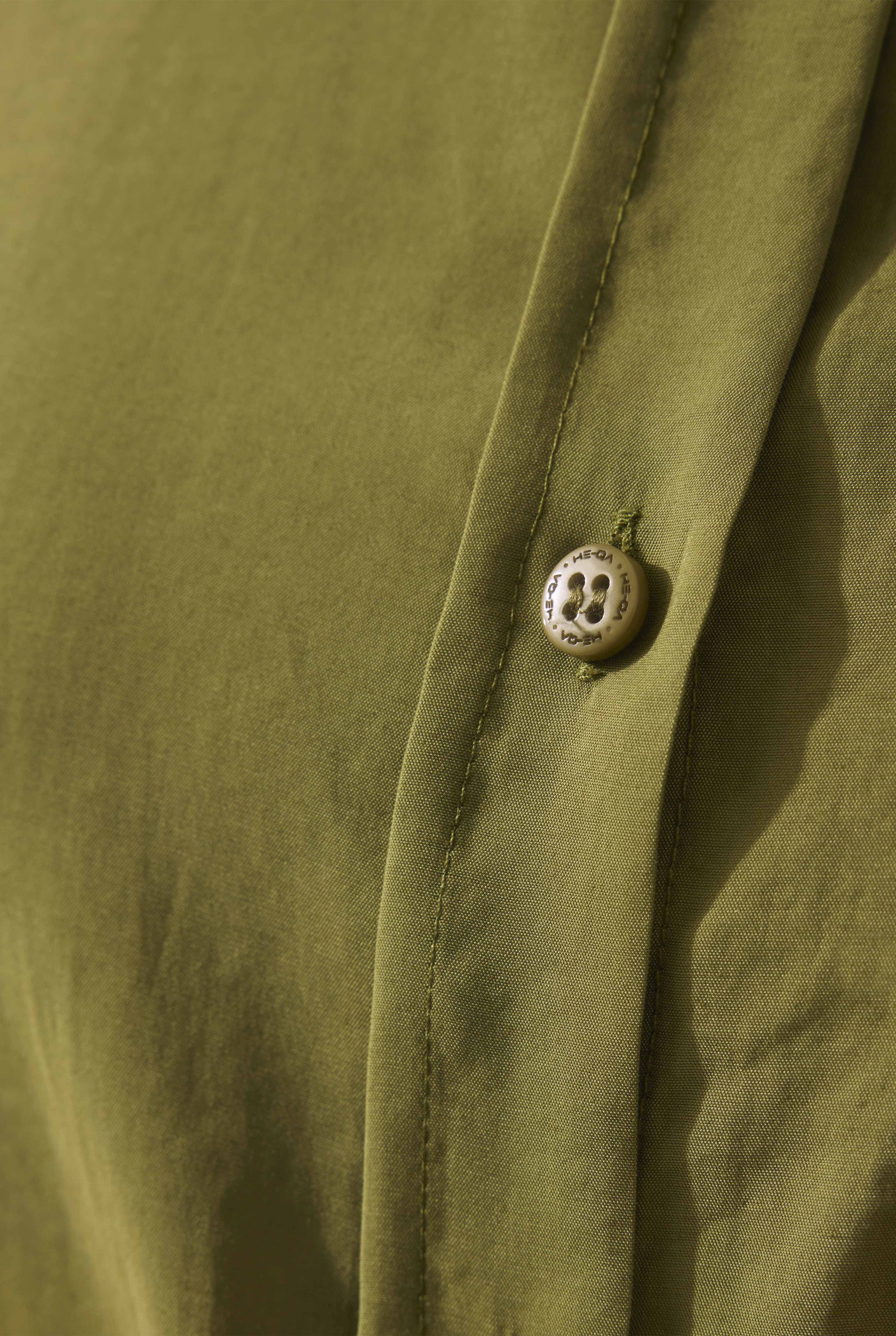 Raglan Sleeve Modal Shirt Oil Green - 5