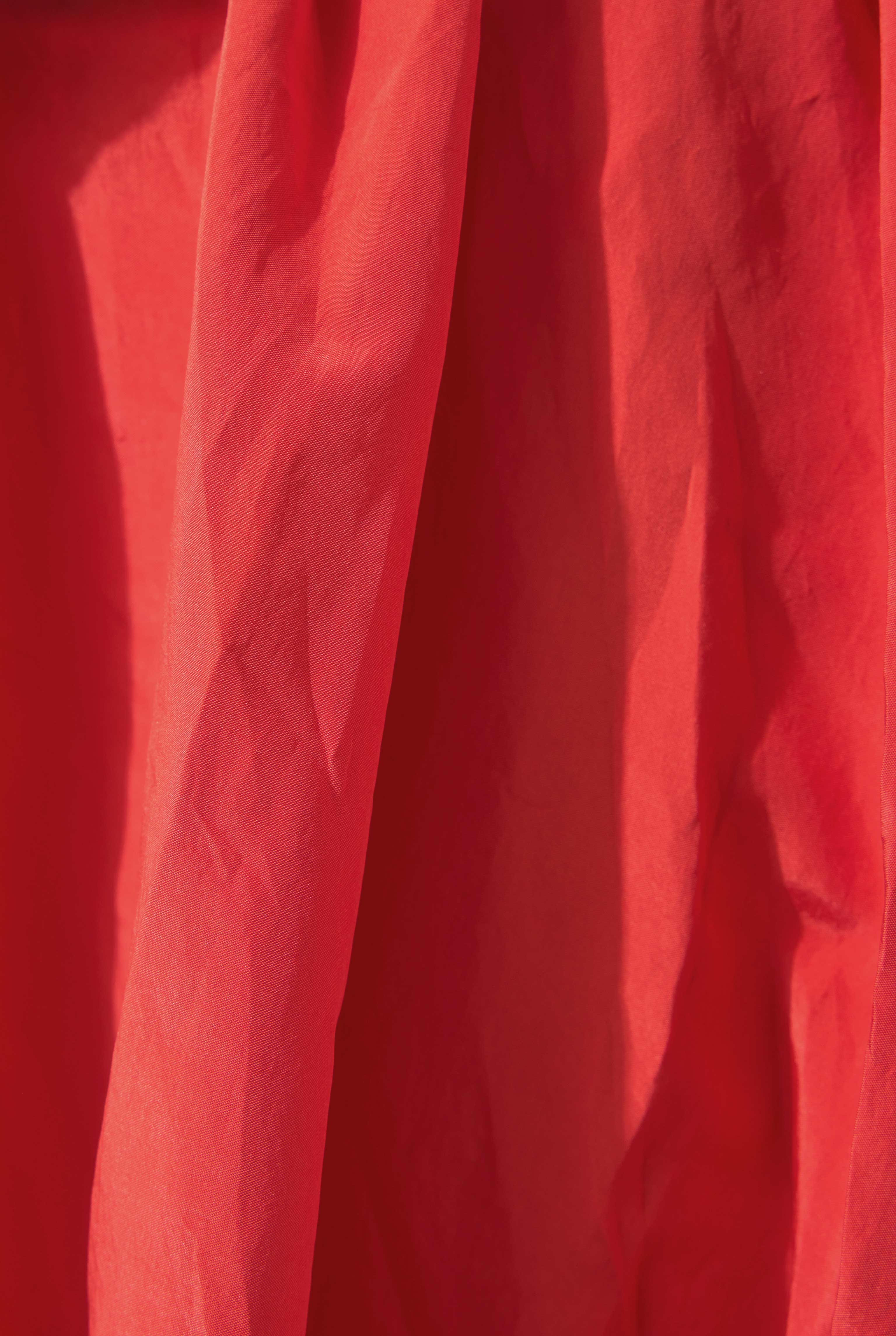 Colorful Crinkled Skirt Pomegranate - 6