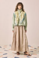 High Neck Bomber Jacket Eucalyptus 