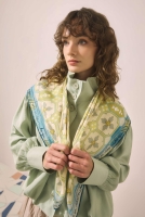 Azulejo Scarf Sage Green 