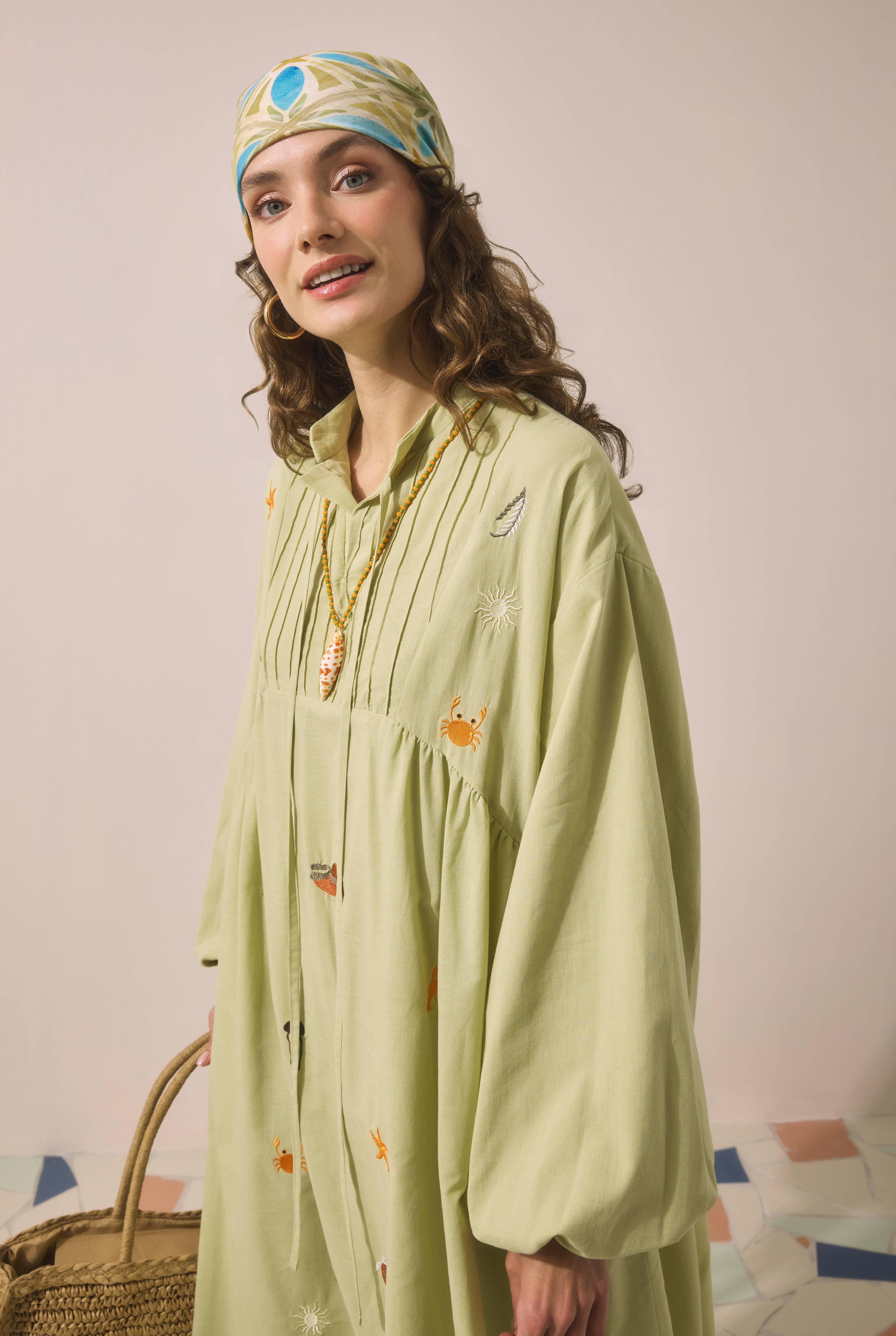 Trencadis Scarf Green - 3