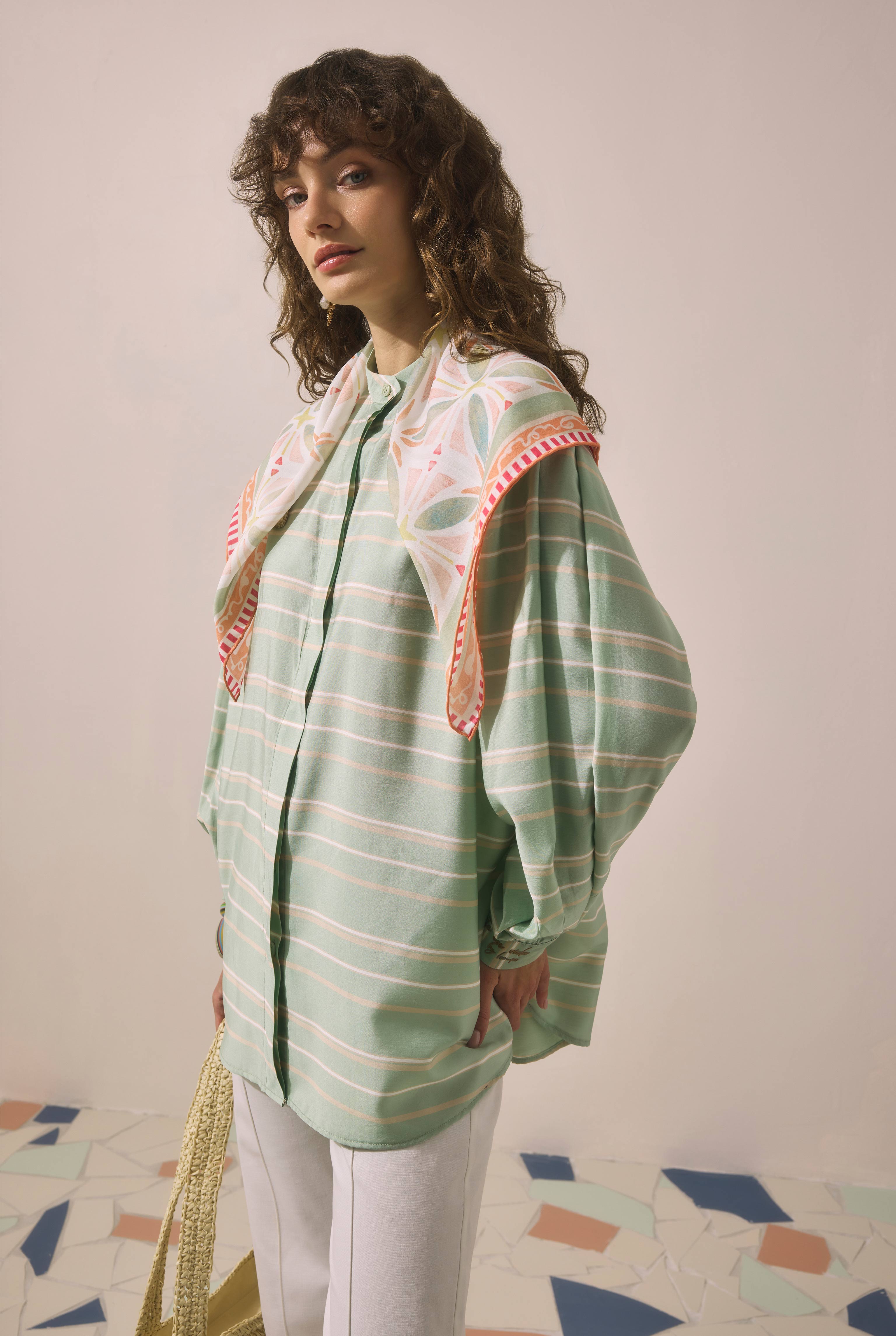Trencadis Scarf Mint - 2