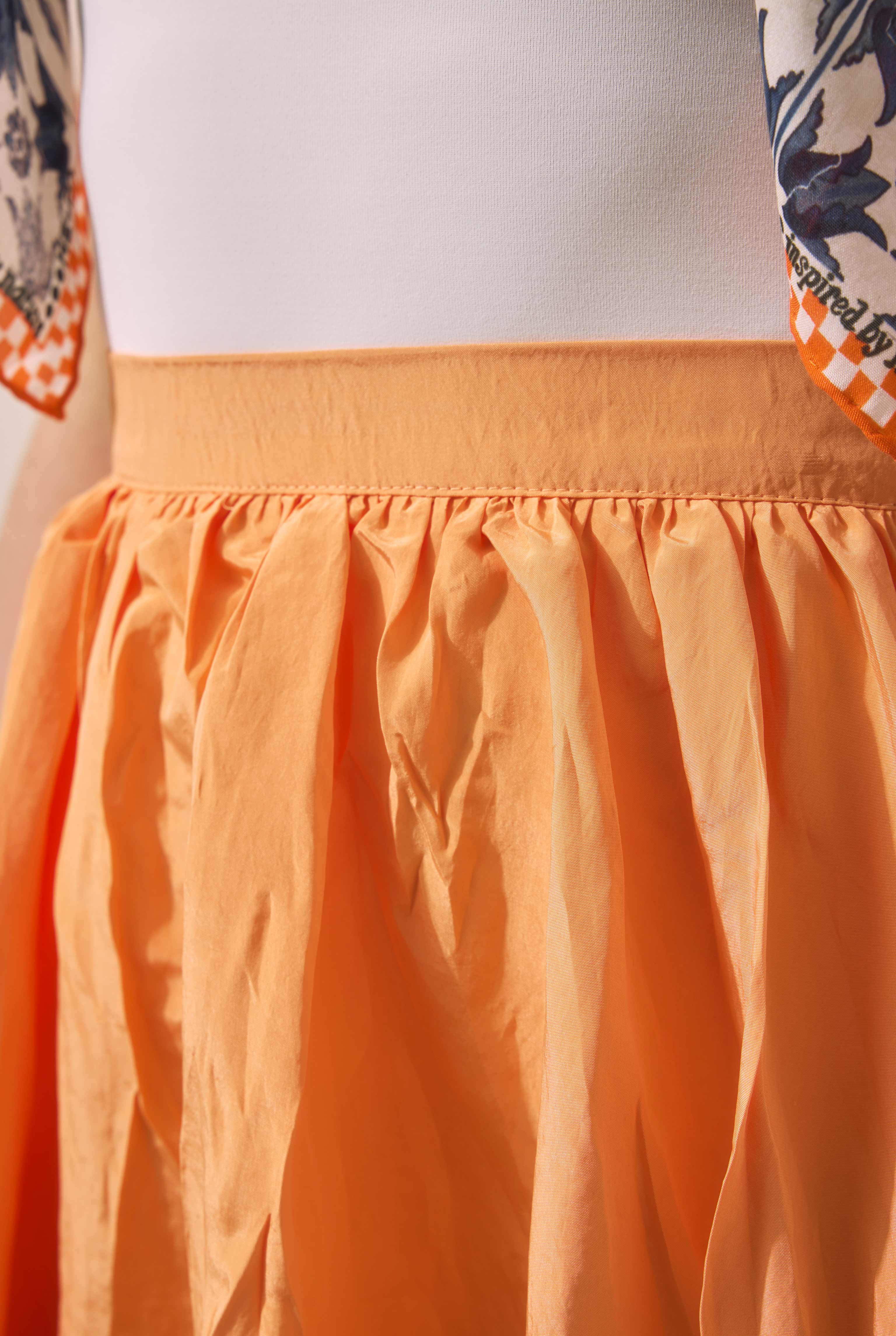 Colorful Crinkled Skirt Melon - 4