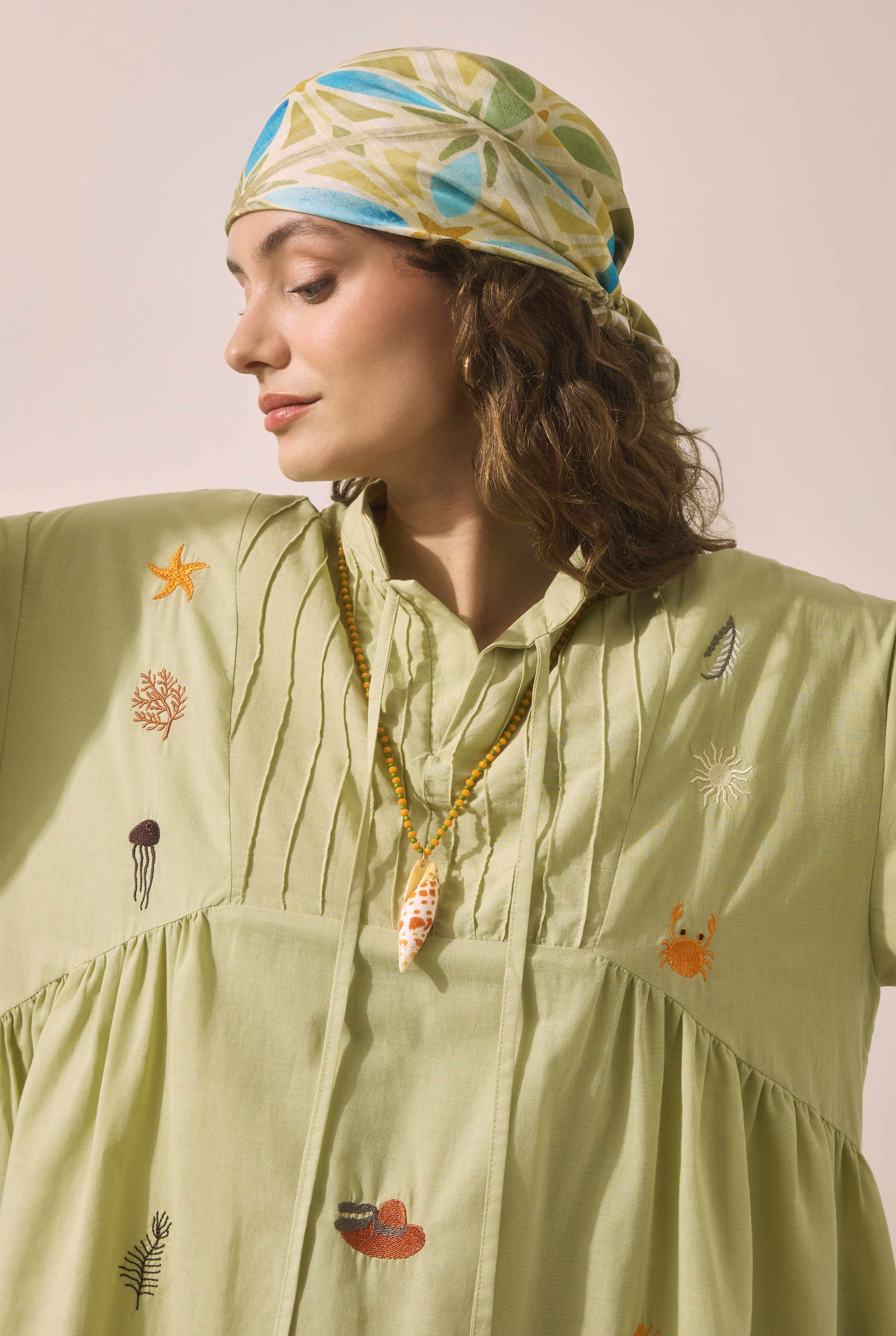 Trencadis Neckerchief Green - 3