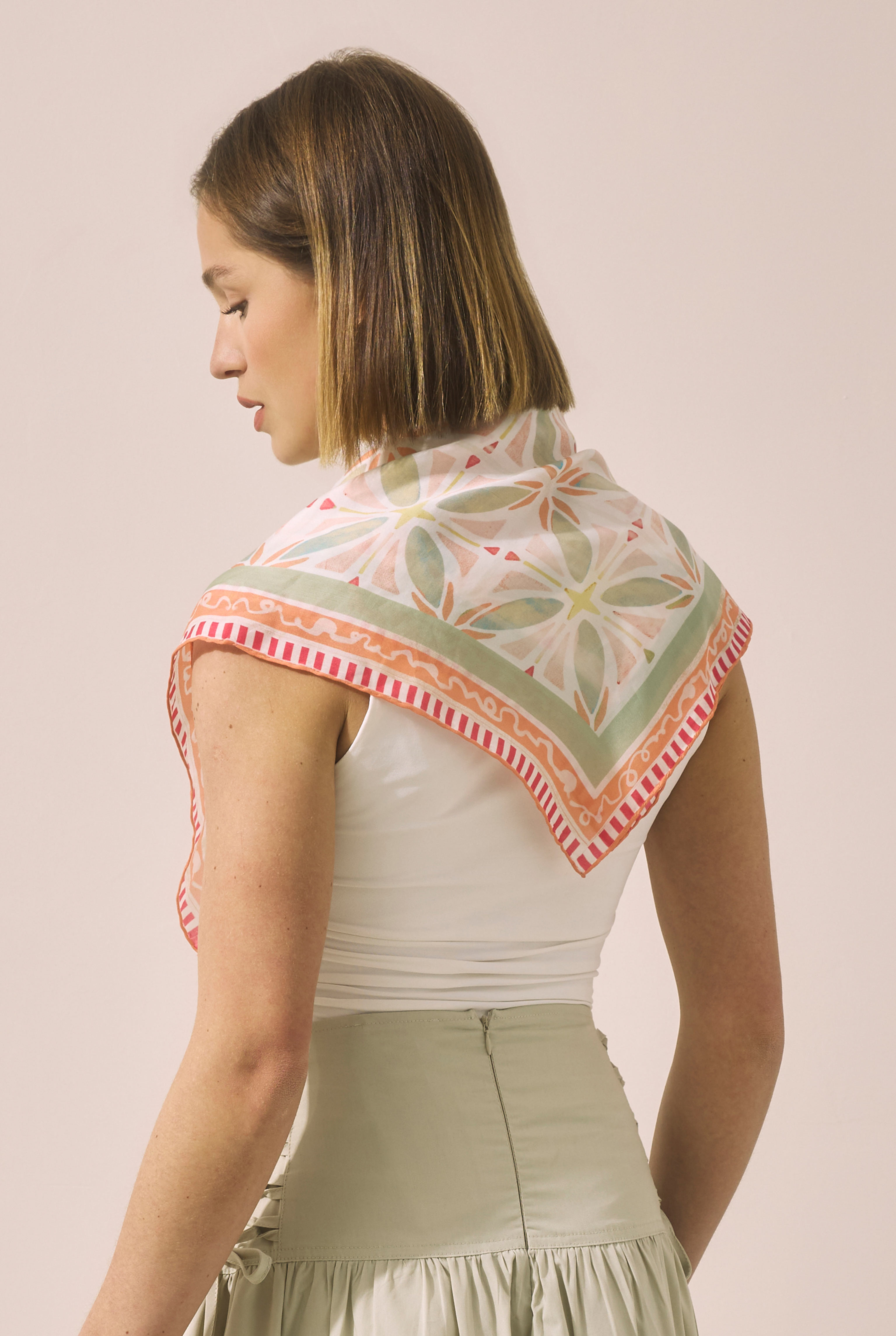 Trencadis Neckerchief Mint - HE-QA