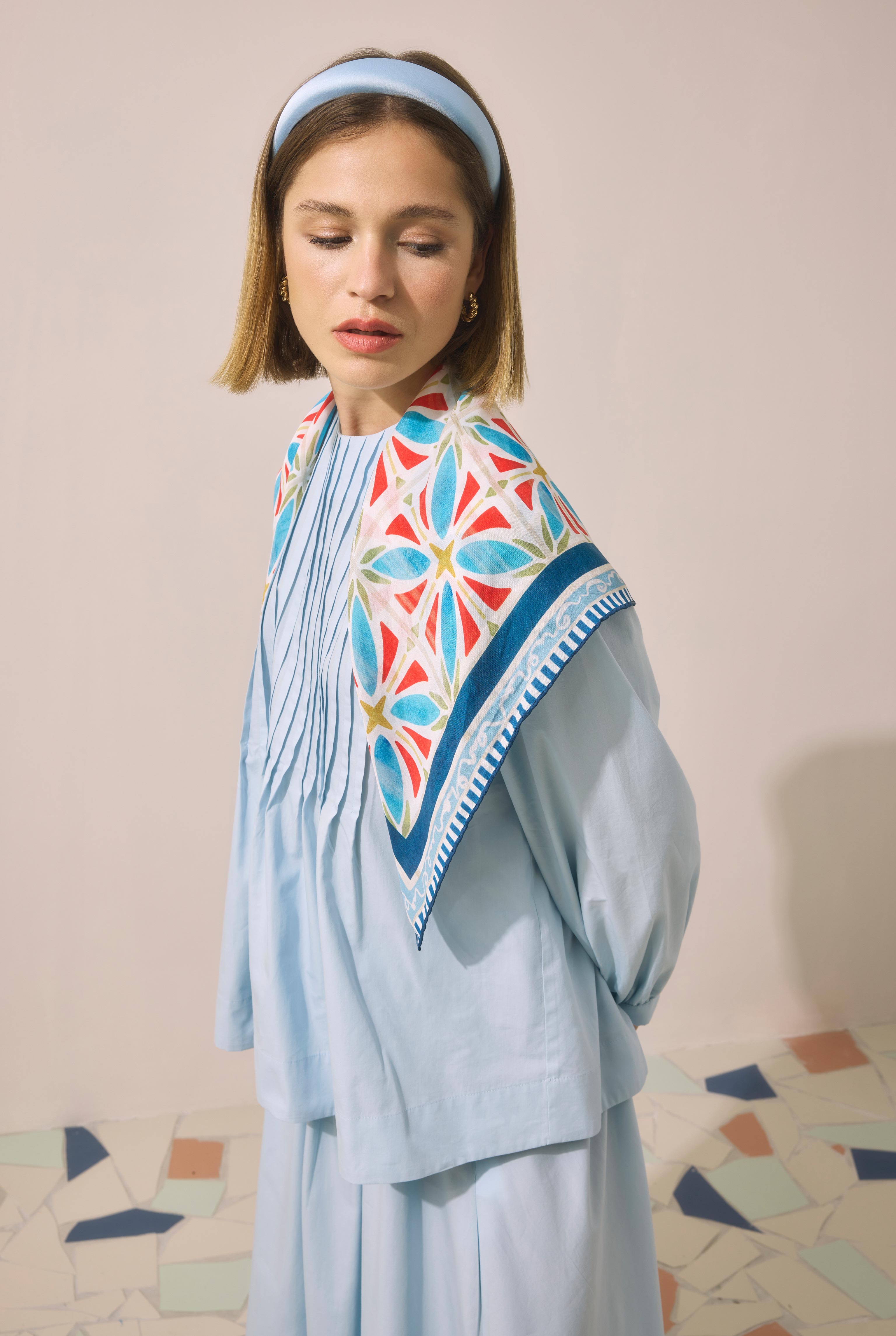 Trencadis Neckerchief Blue - 4