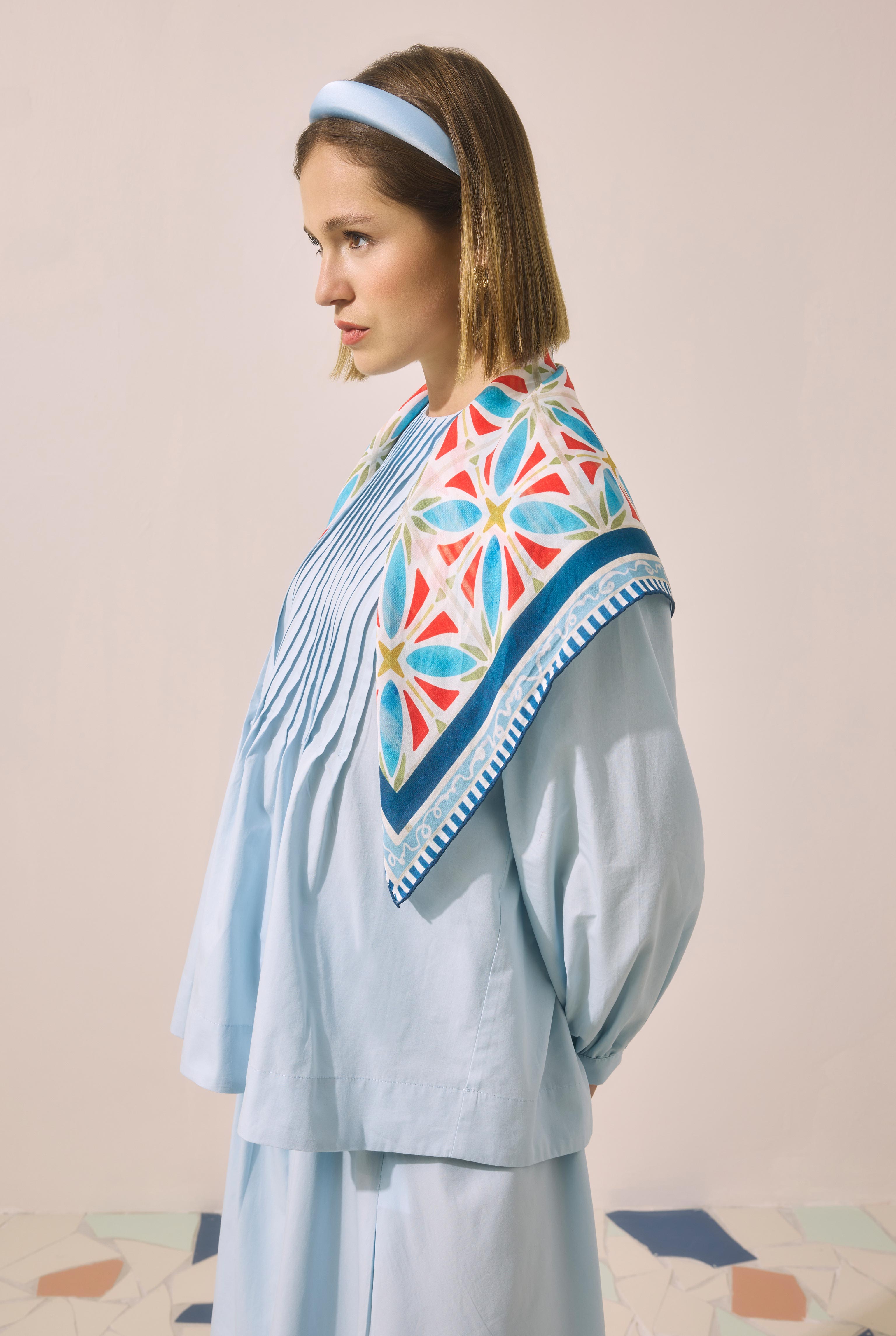 Trencadis Neckerchief Blue - 5