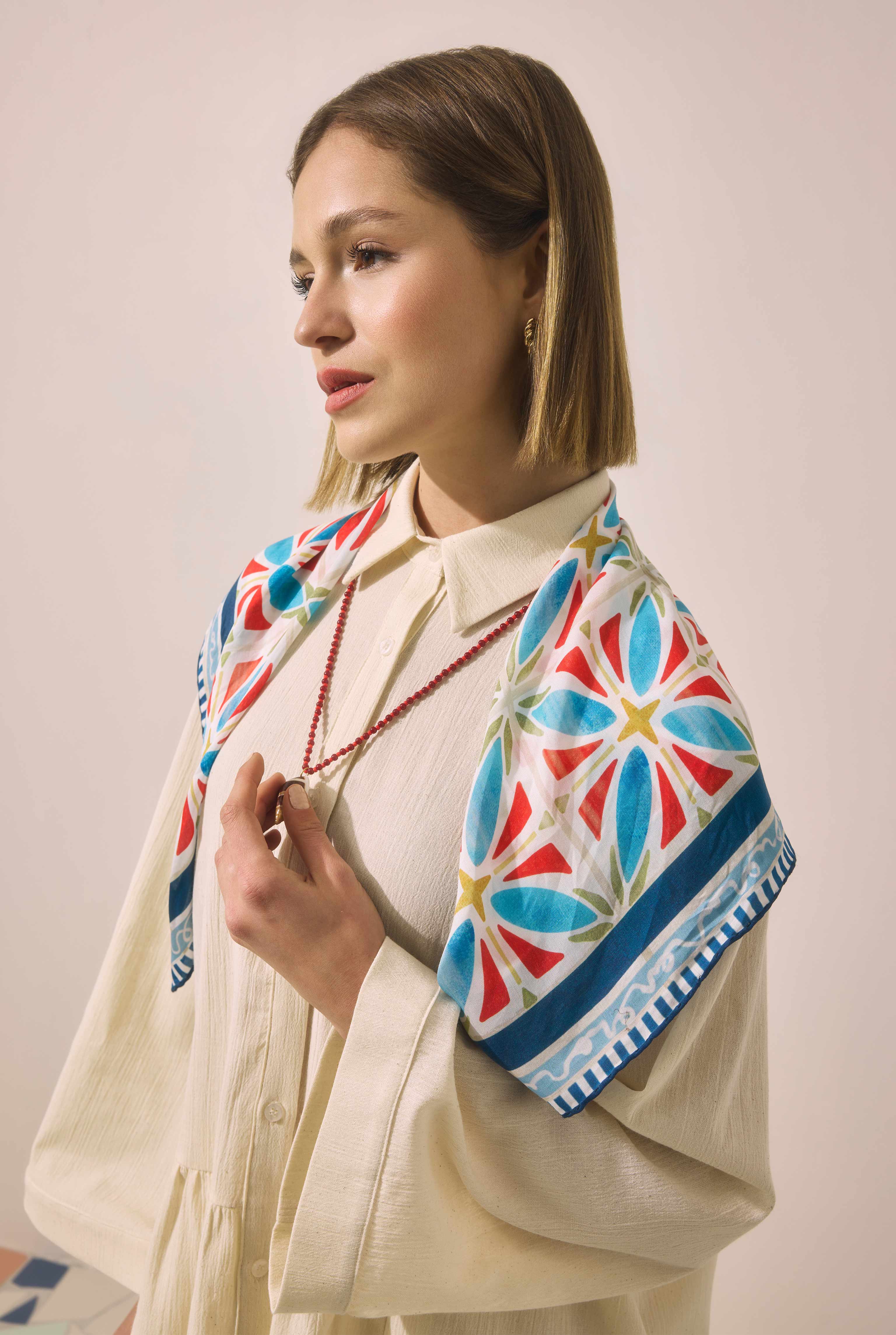 Trencadis Neckerchief Blue - 8