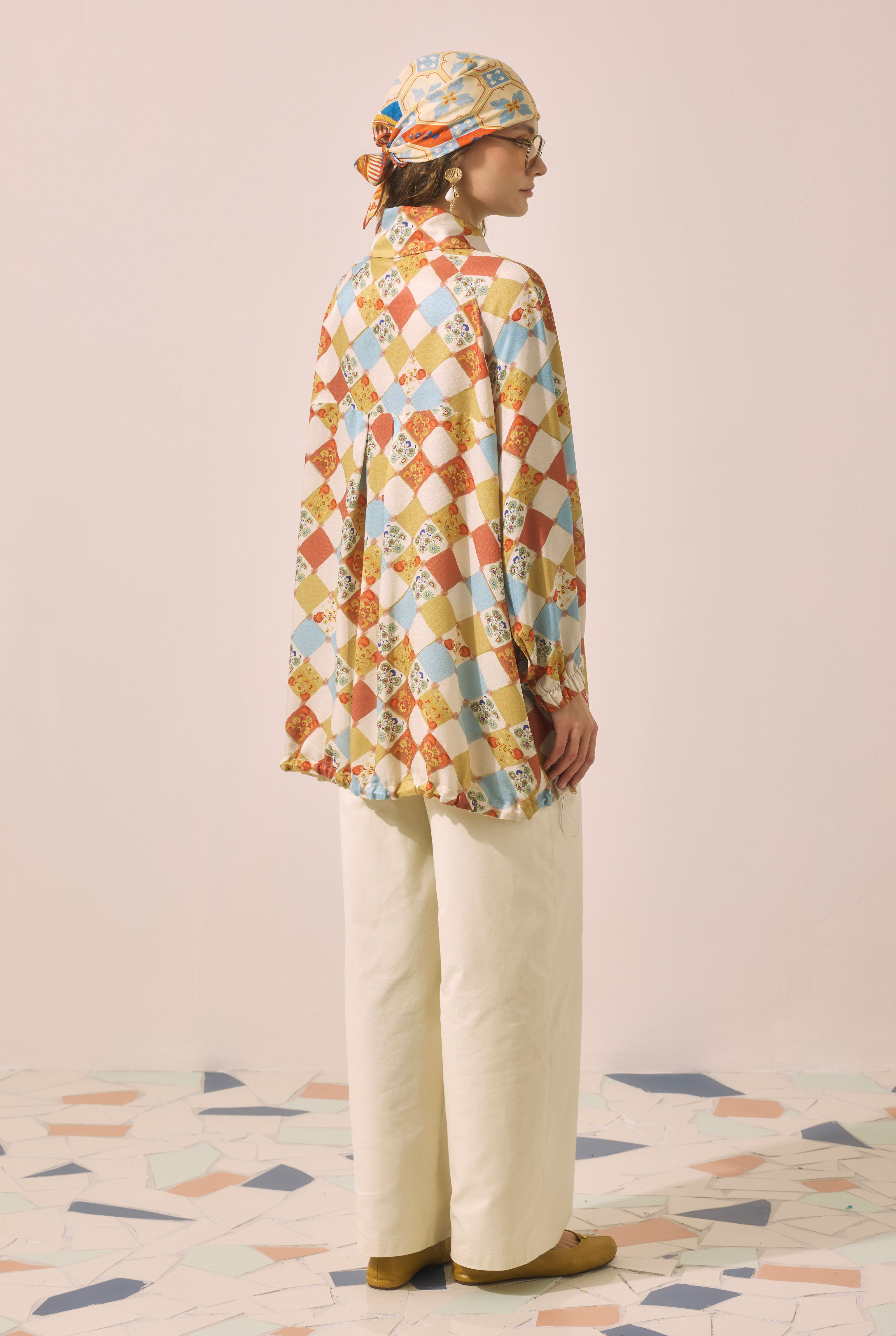 Patterned Bomber Jacket - 6