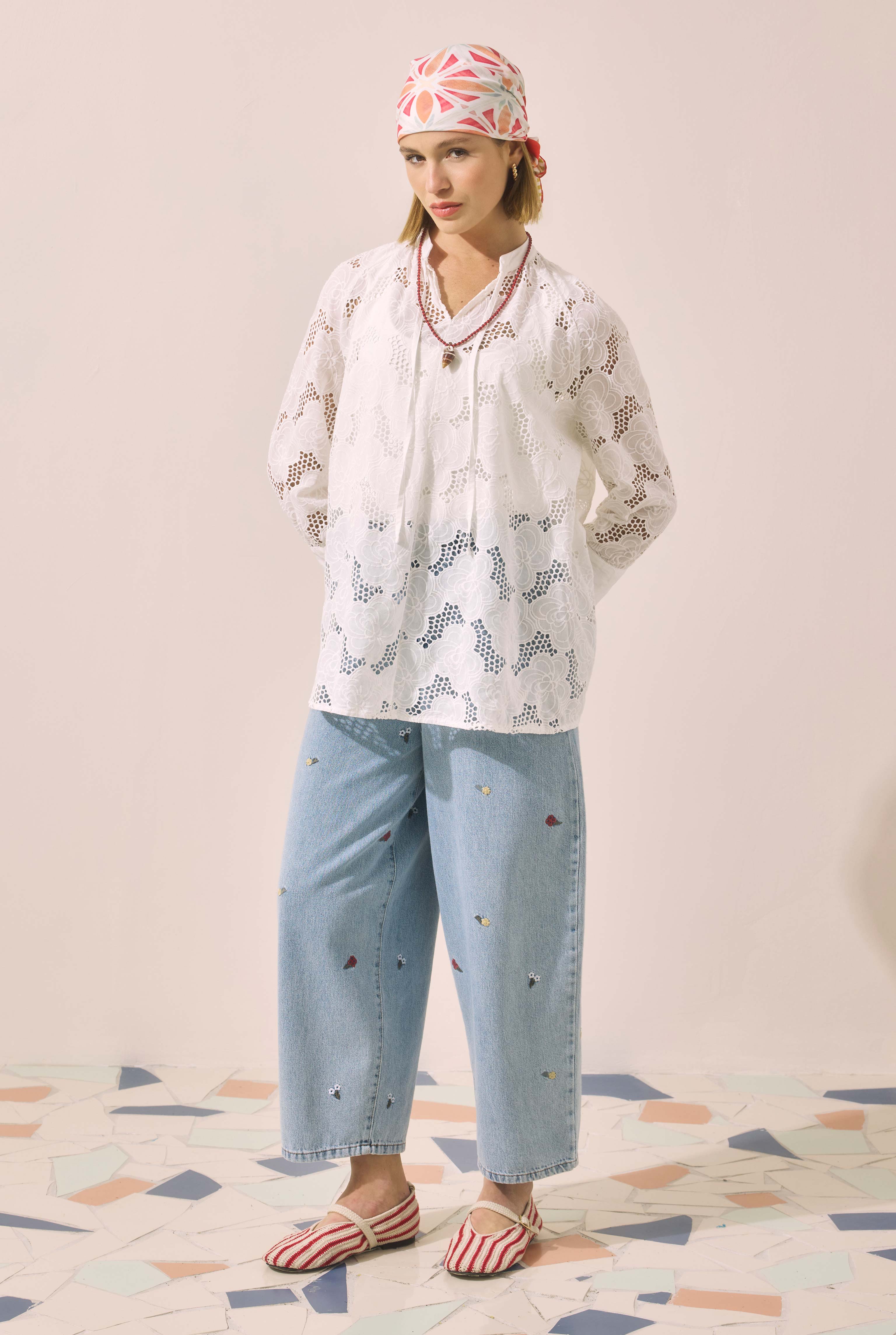 Guipure Tunic White - 6