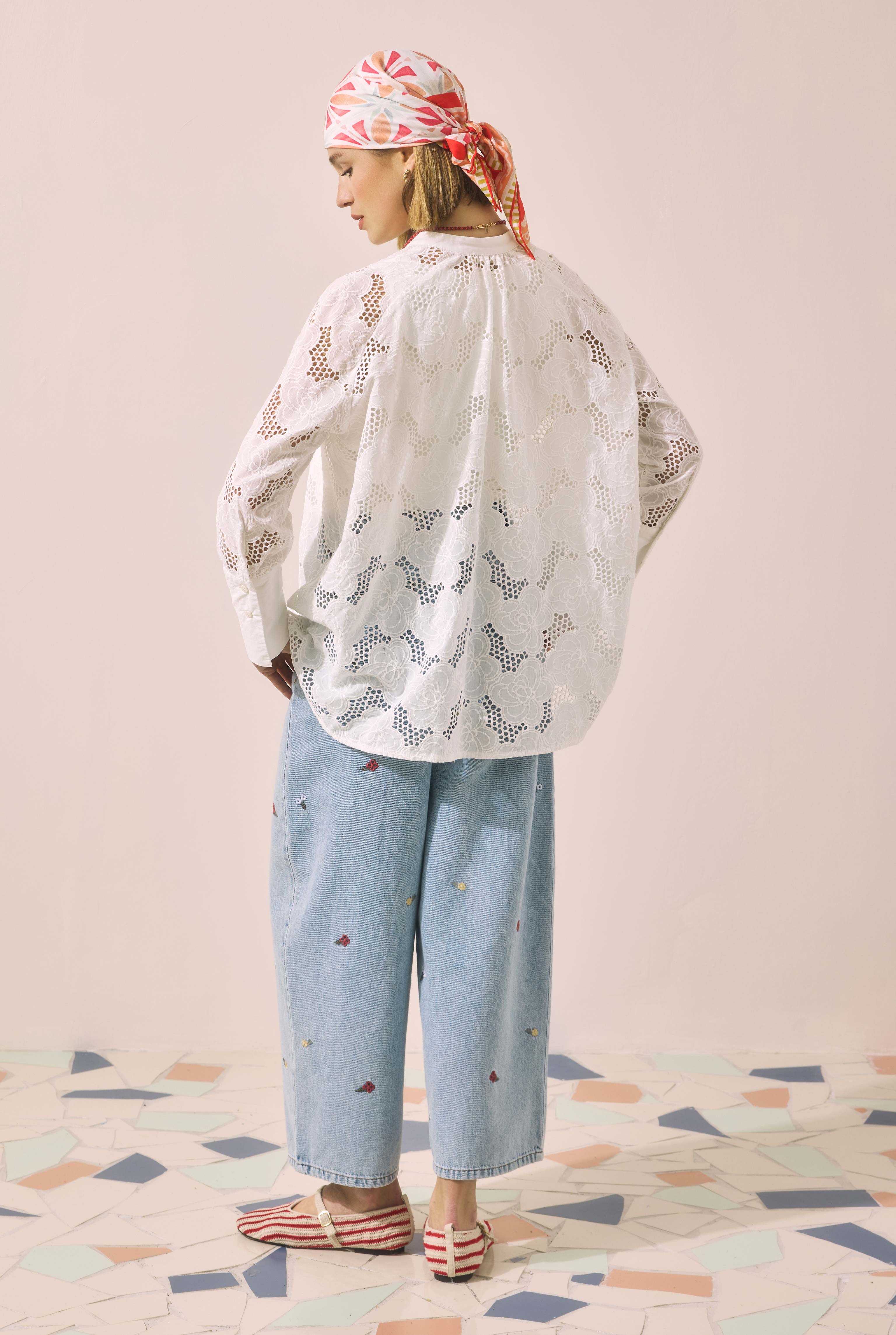 Guipure Tunic White - 8