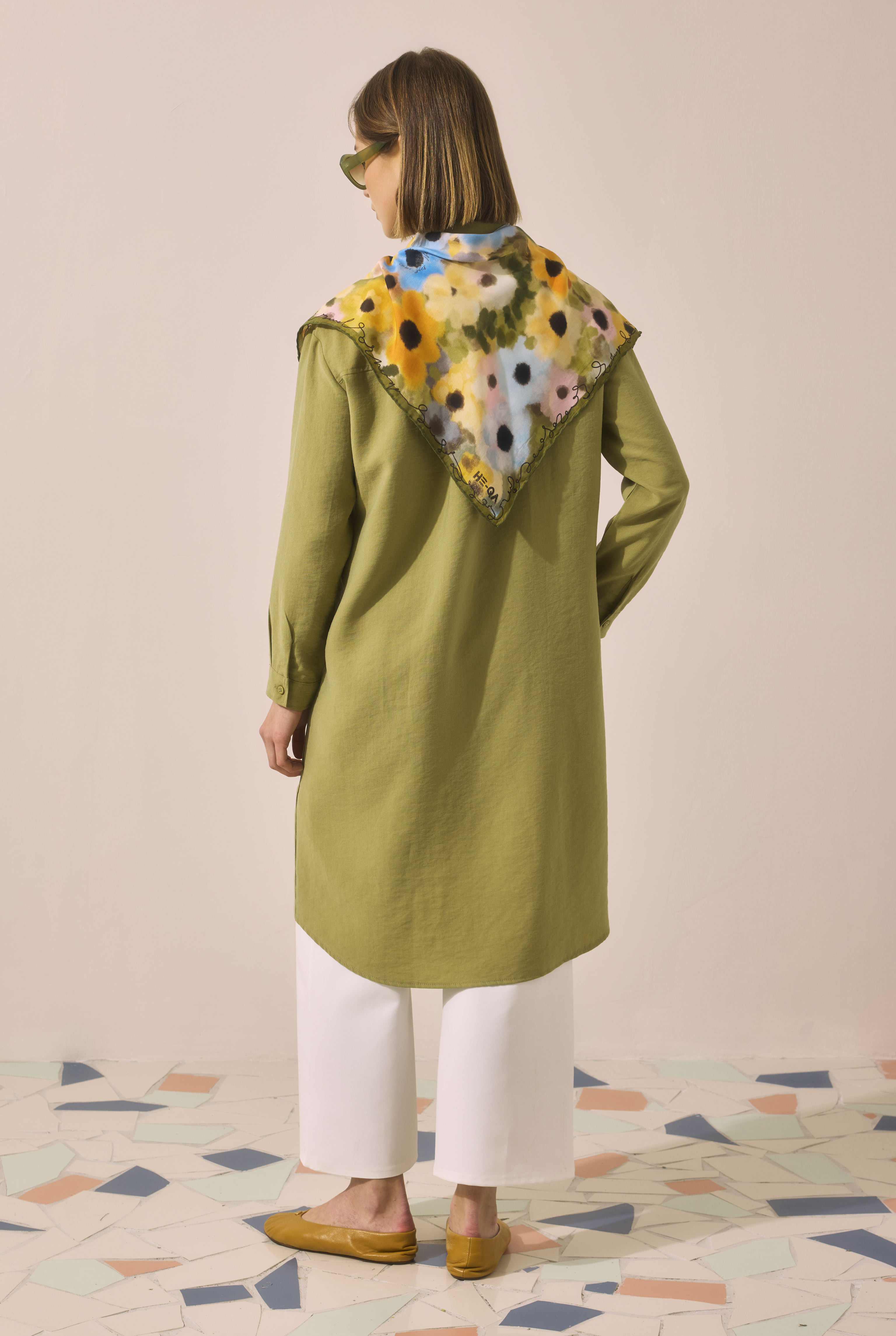 Partite Modal Shirt Oil Green - 5