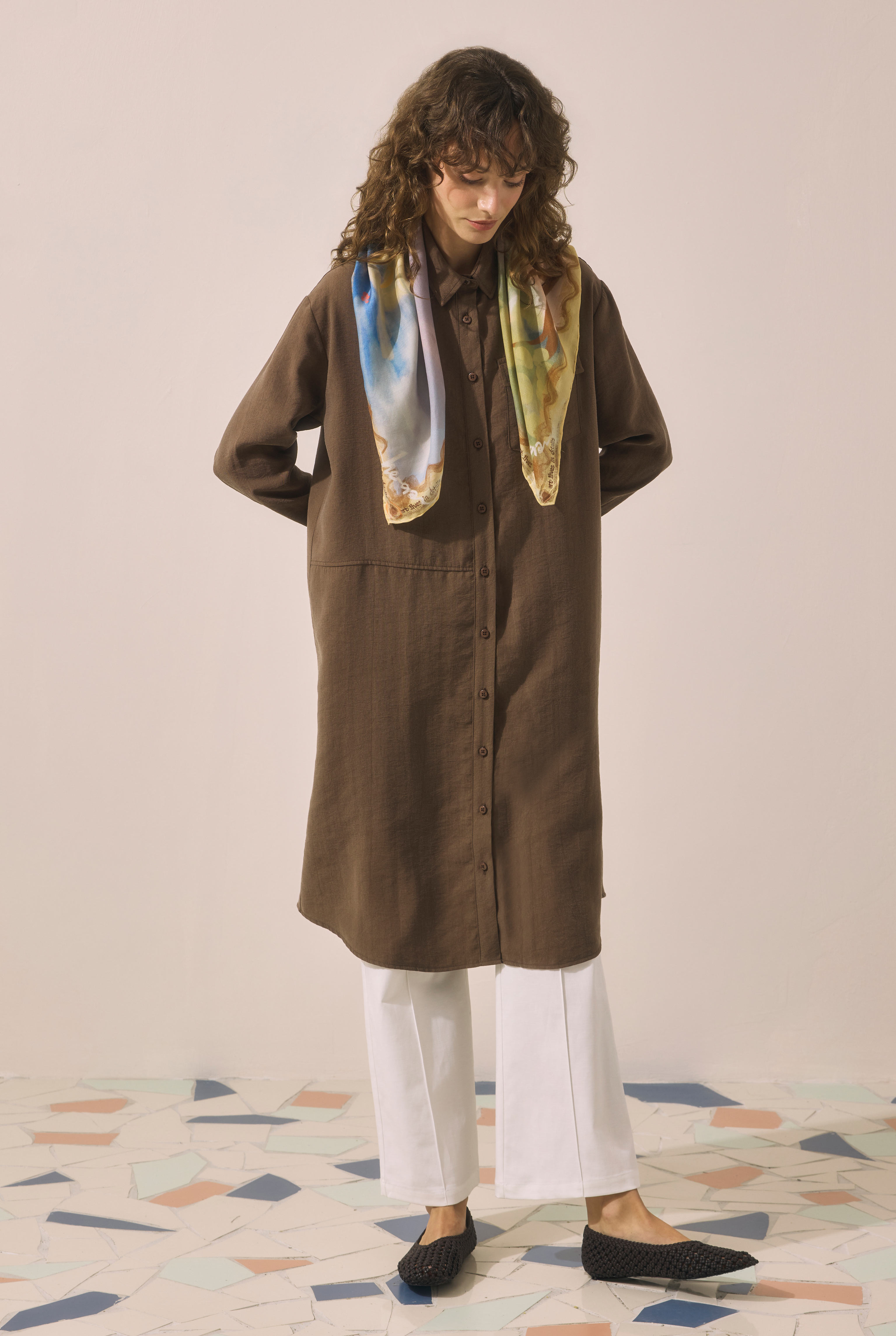 Partite Modal Shirt Brown - 3