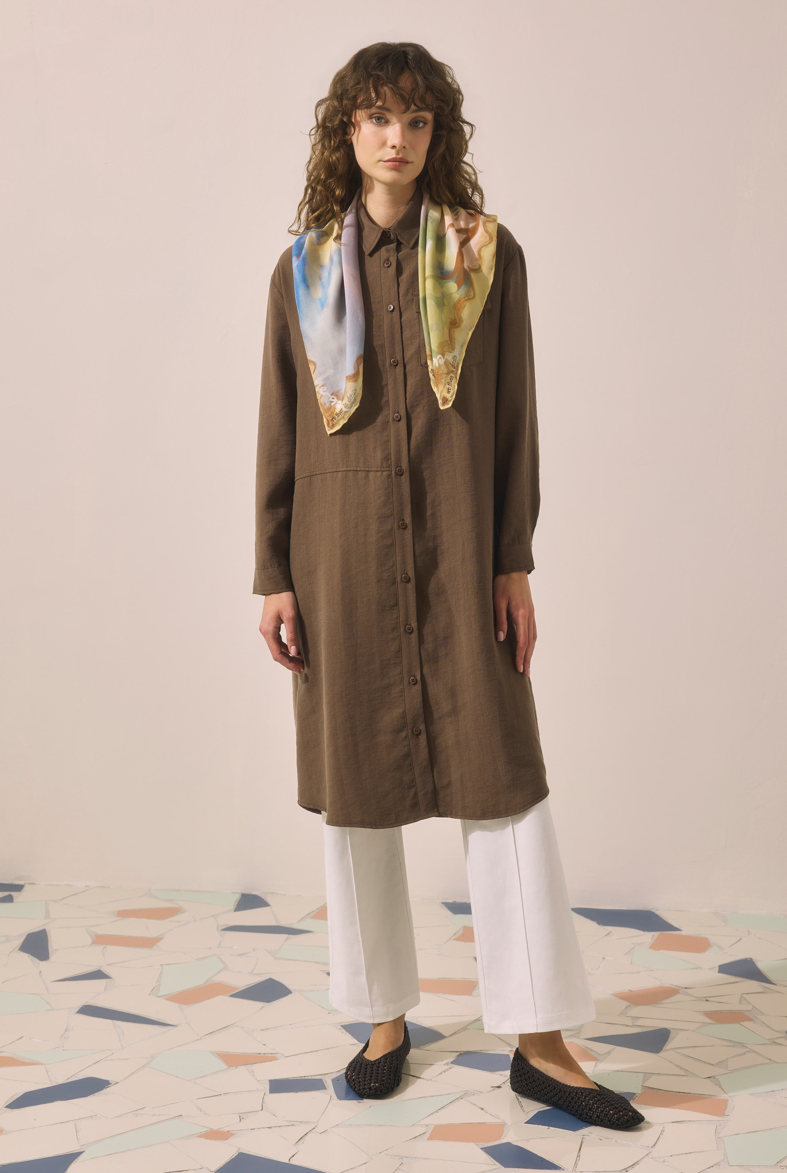Partite Modal Shirt Brown - 1