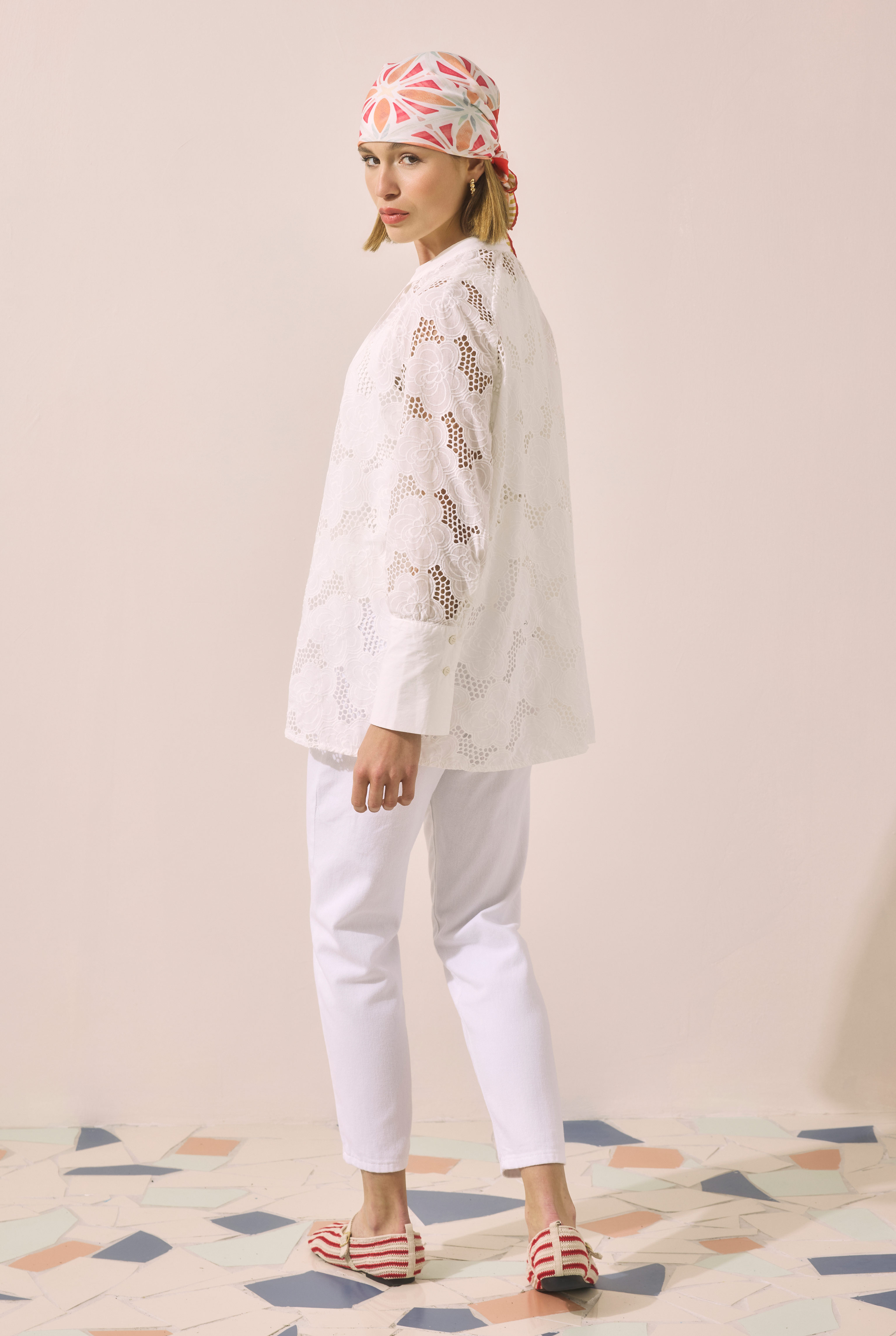 Mom Comfort Jean White - 2