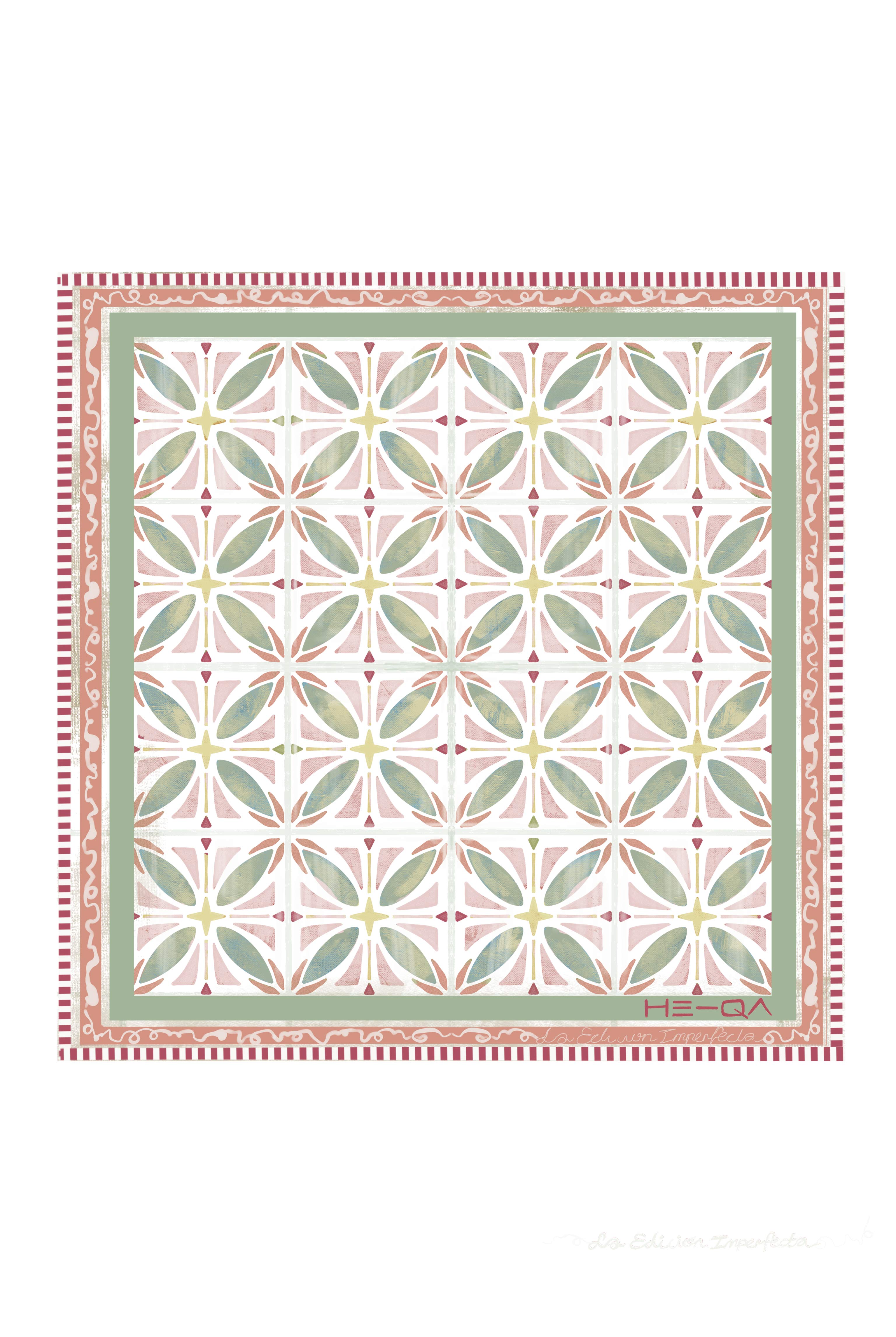 Trencadis Scarf Mint - 4