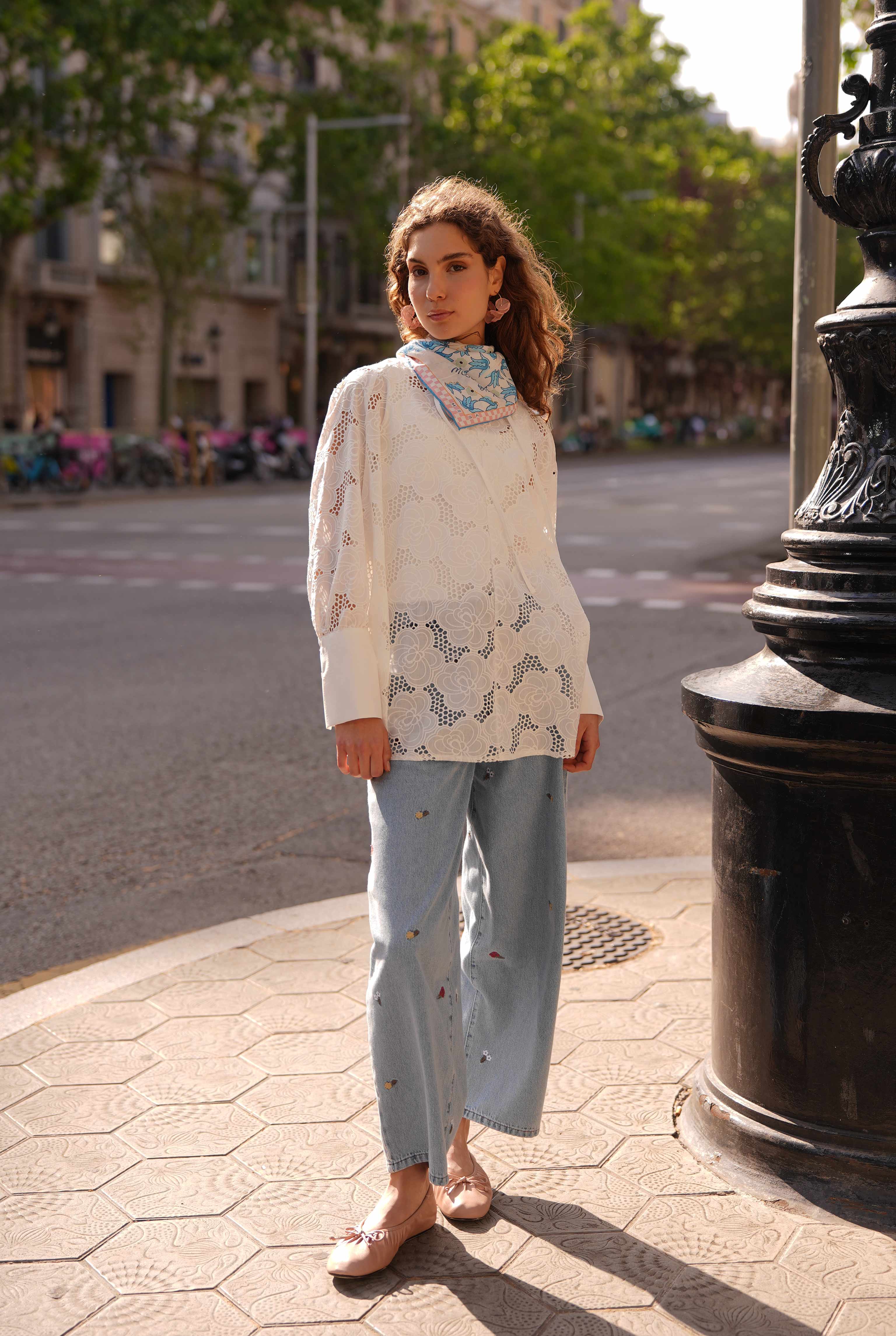 Guipure Tunic White - 2